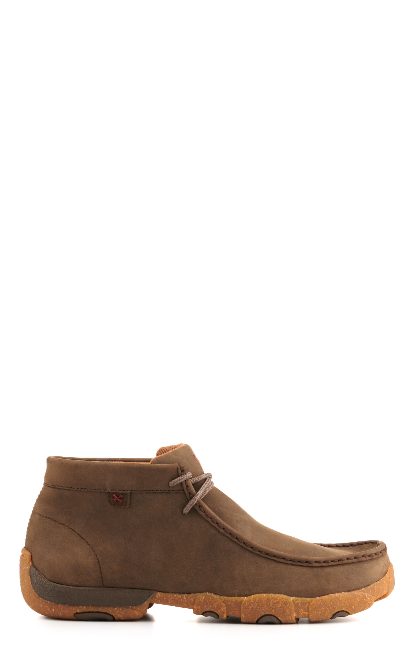 Twisted X Men's Shiitake Brown Chukka Driving Moc Casual Shoes - Image 1