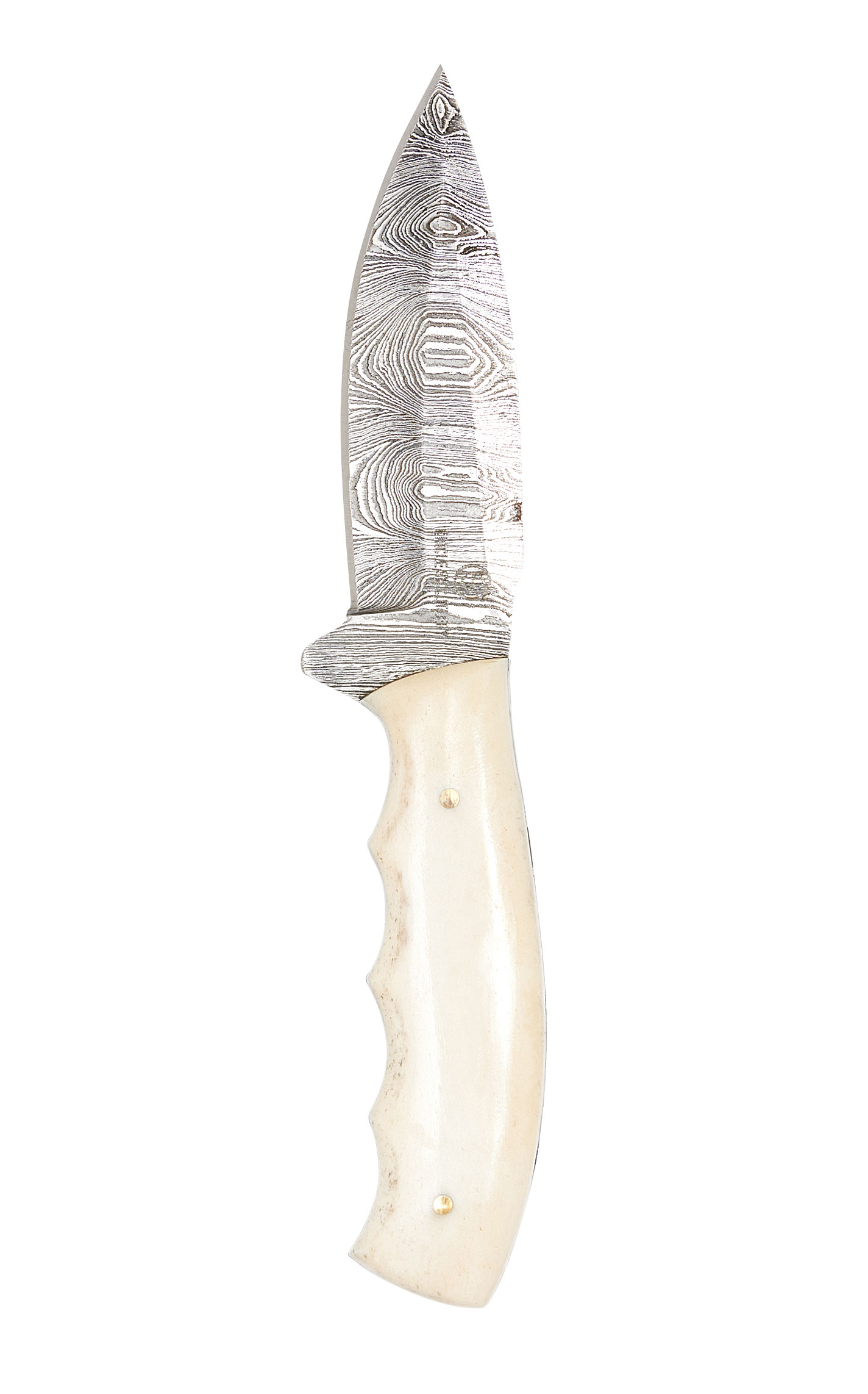 Circle SH Cutlery Damascus Steel & Bone Fixed Blade Knife - Image 3