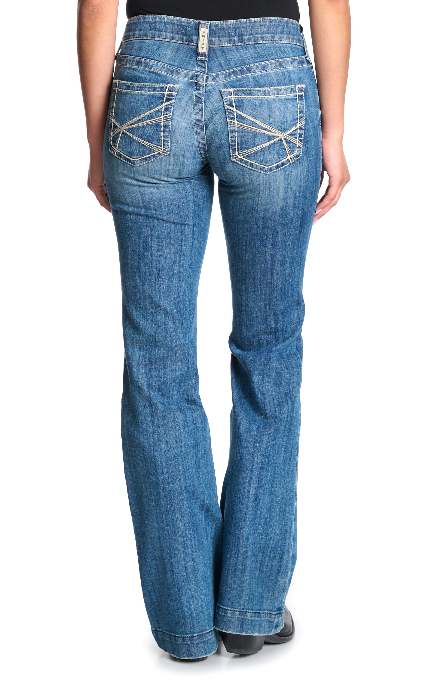 Ariat Women's Alina Malaysia Medium Light Trouser Leg Jeans - Image 1