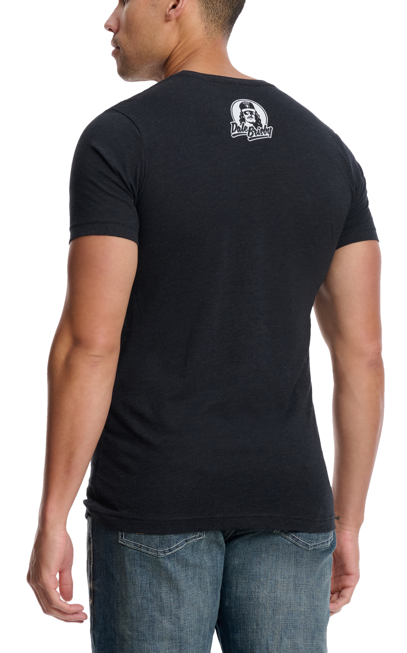 Rodeo Time Dale Brisby Men's Black No One Remembers Logo T-Shirt - Image 1