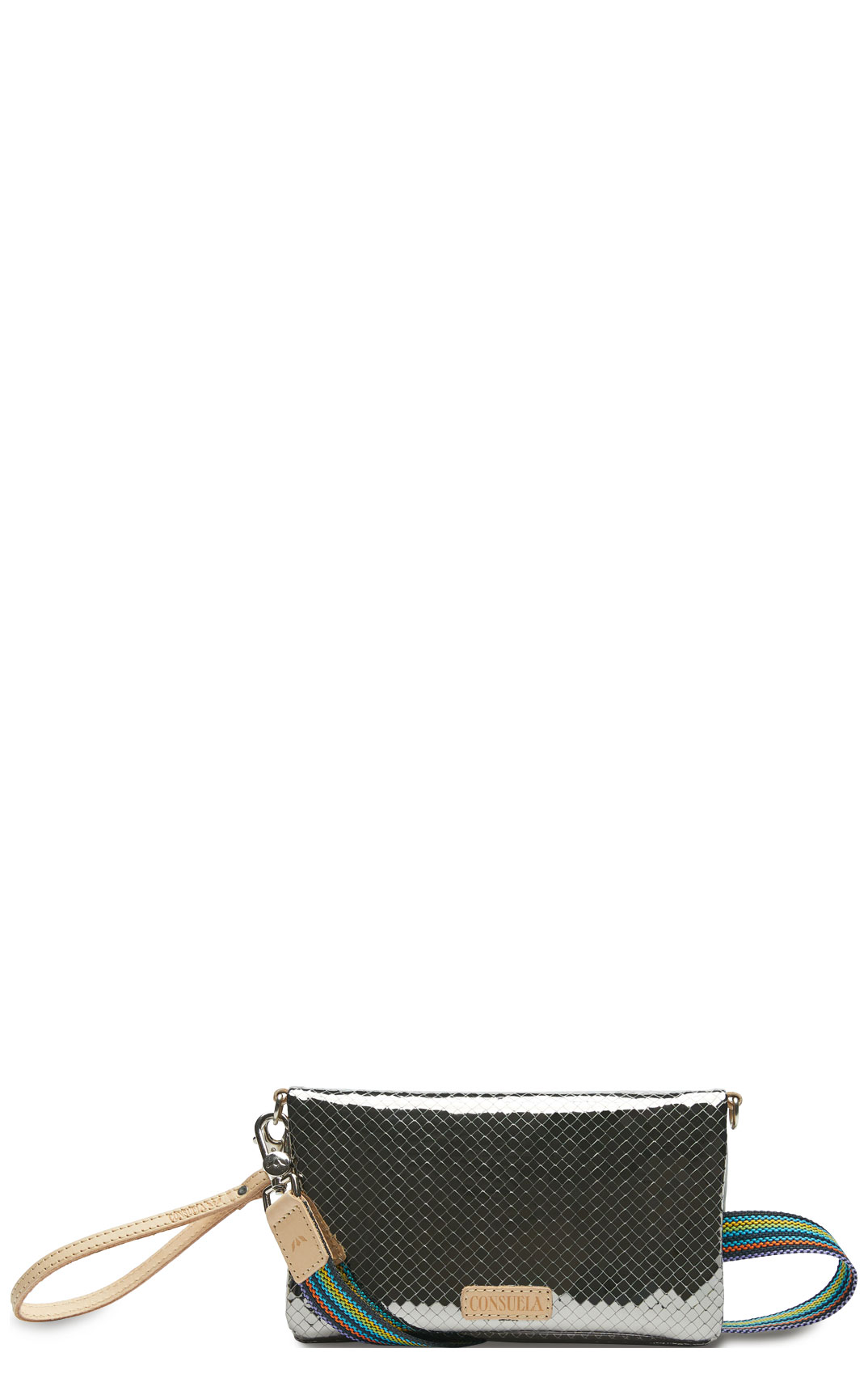 Consuela Women's Kyle Metallic Gray Uptown Crossbody Bag - Image 1