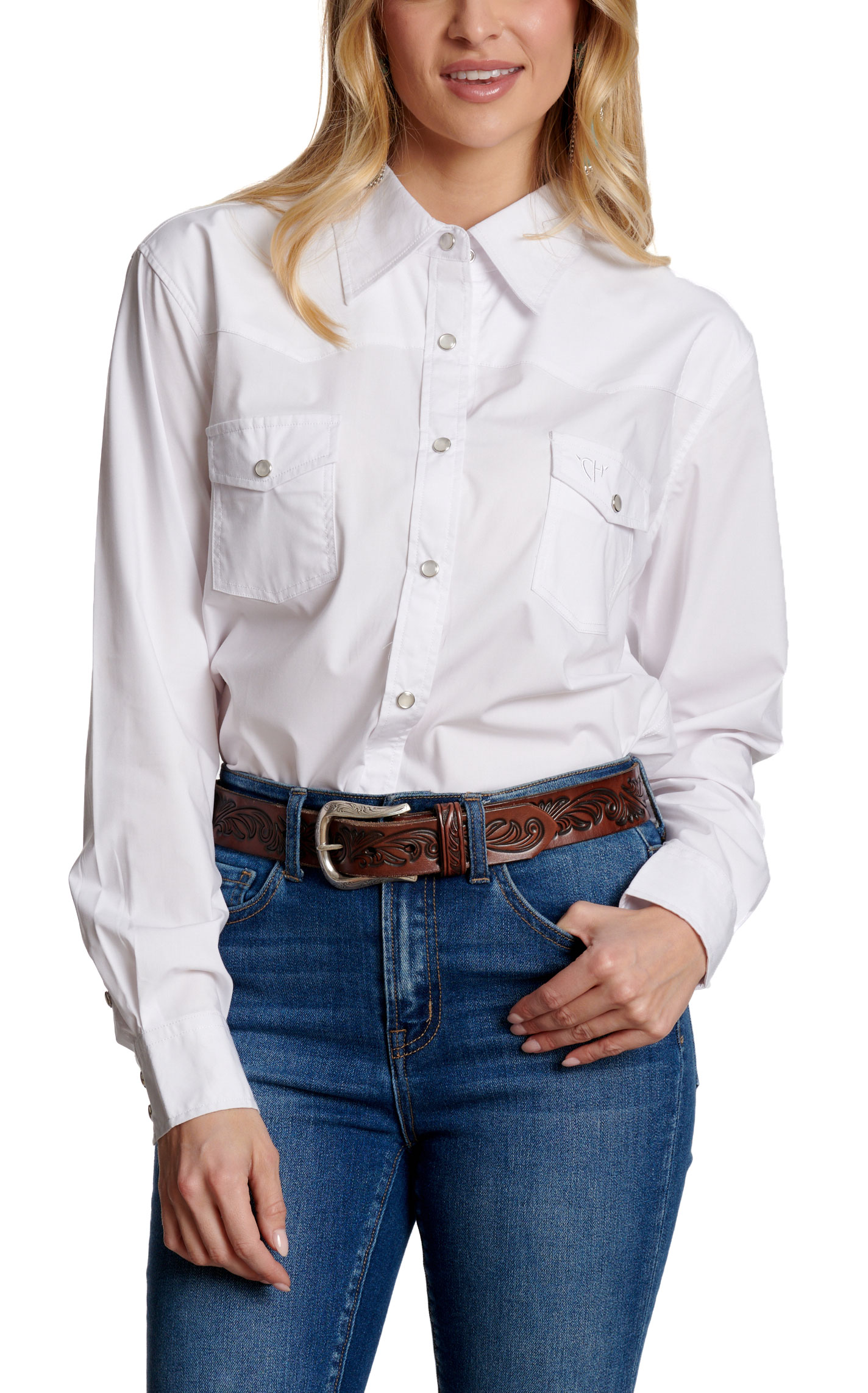 Cowgirl Hardware Women's White Top - Image 1