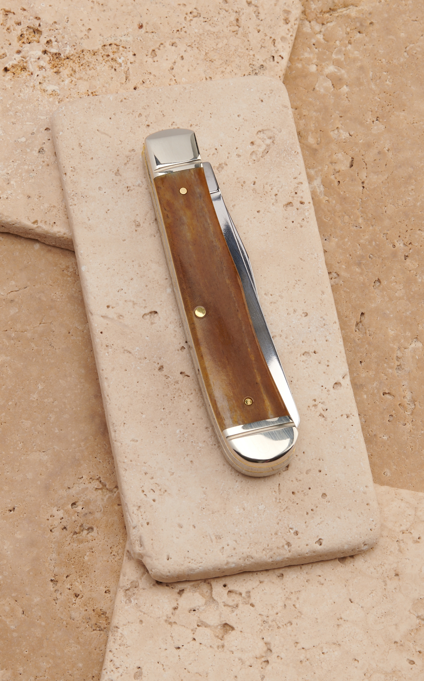 Case Smooth Antique Bone Trapper Knife - Image 1