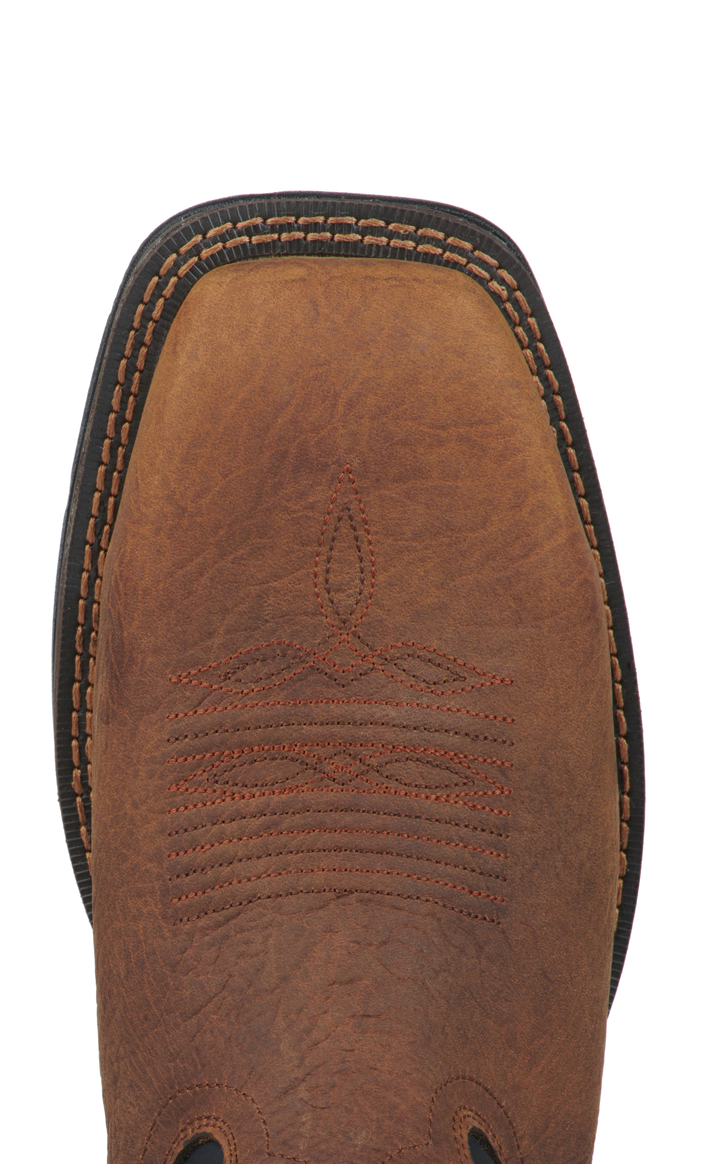 Durango Men's Rebel Brown and Black Waterproof Square Steel Toe Work Boots - Image 1