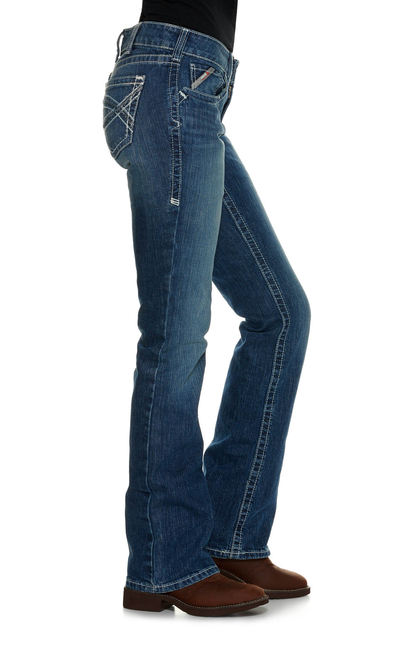Ariat Work FR Women's Mid Rise Boot Cut Jeans - Image 1