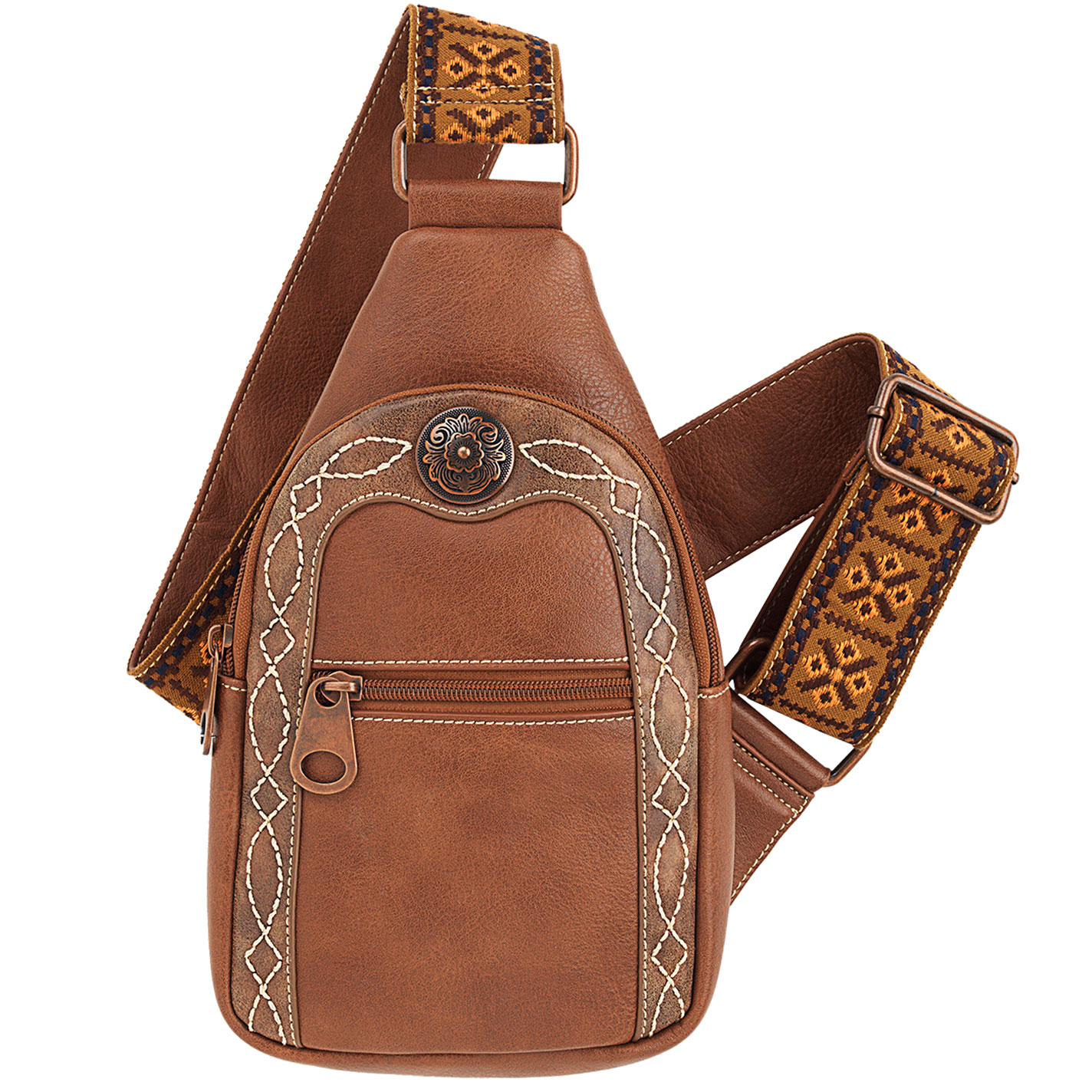 Blazin' Roxx Cinnamon Ivy Sling Crossbody Bag - Image 1