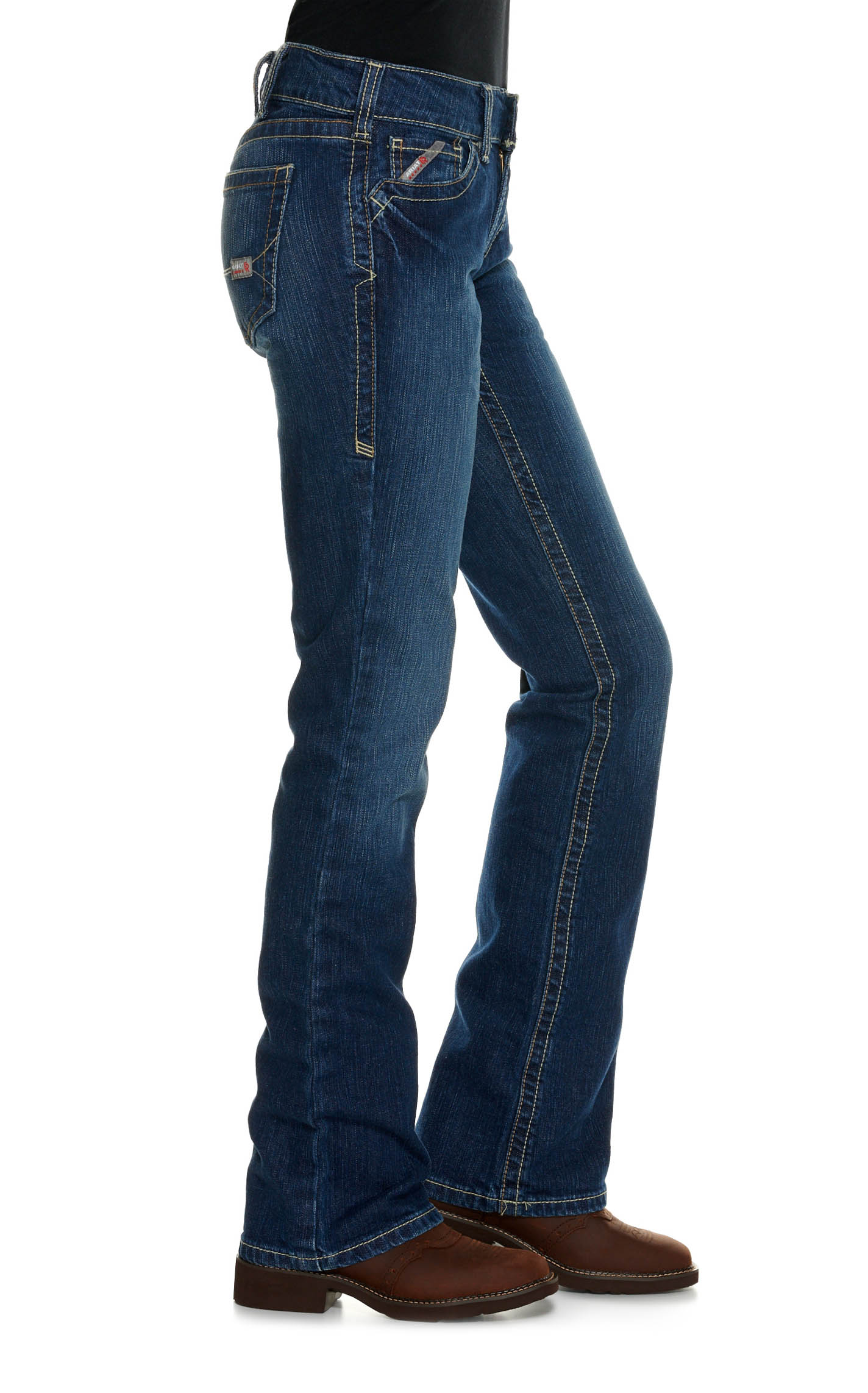Ariat Women's DuraStretch Basic Boot Cut FR Work Jeans - Image 1