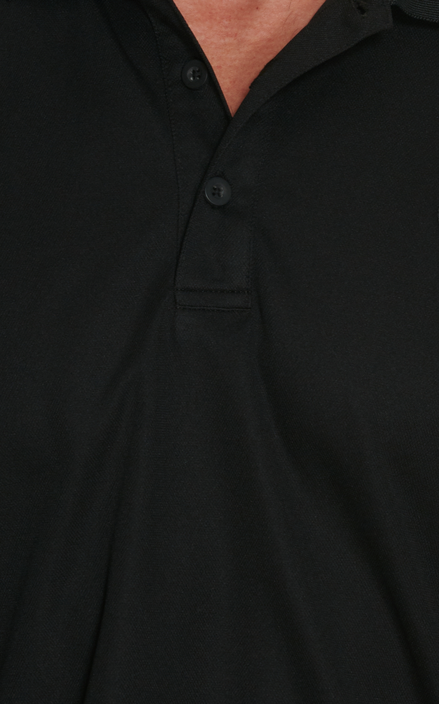 Ariat TEK Men's Solid Black Short Sleeve Polo Shirt - Image 1