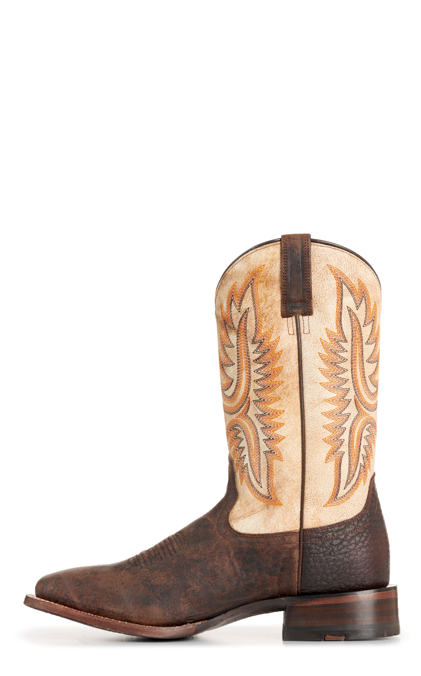 Ariat Men's Maple & Warm Stone Wide Square Toe Cowboy Boots - Image 1