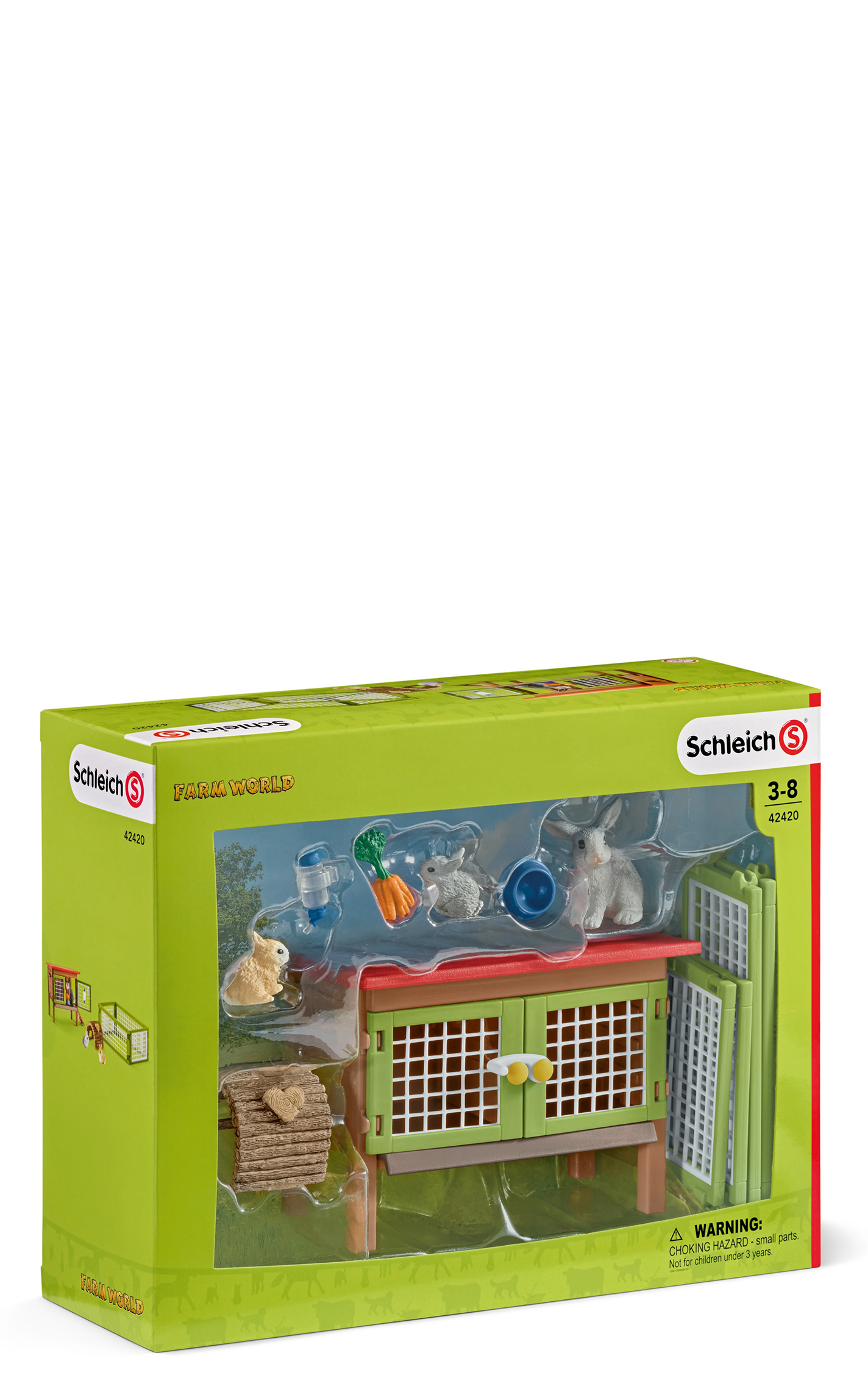 Schleich Rabbit Hutch Set - Image 1