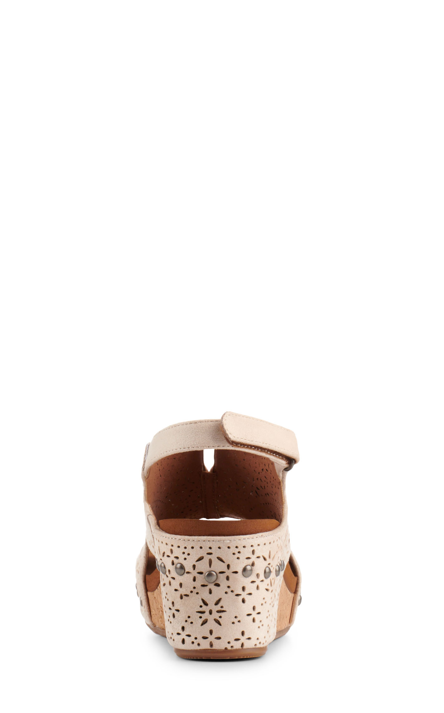 Very G Women's Free Fly Cream Floral Laser Cut Wedge Sandal - Image 1