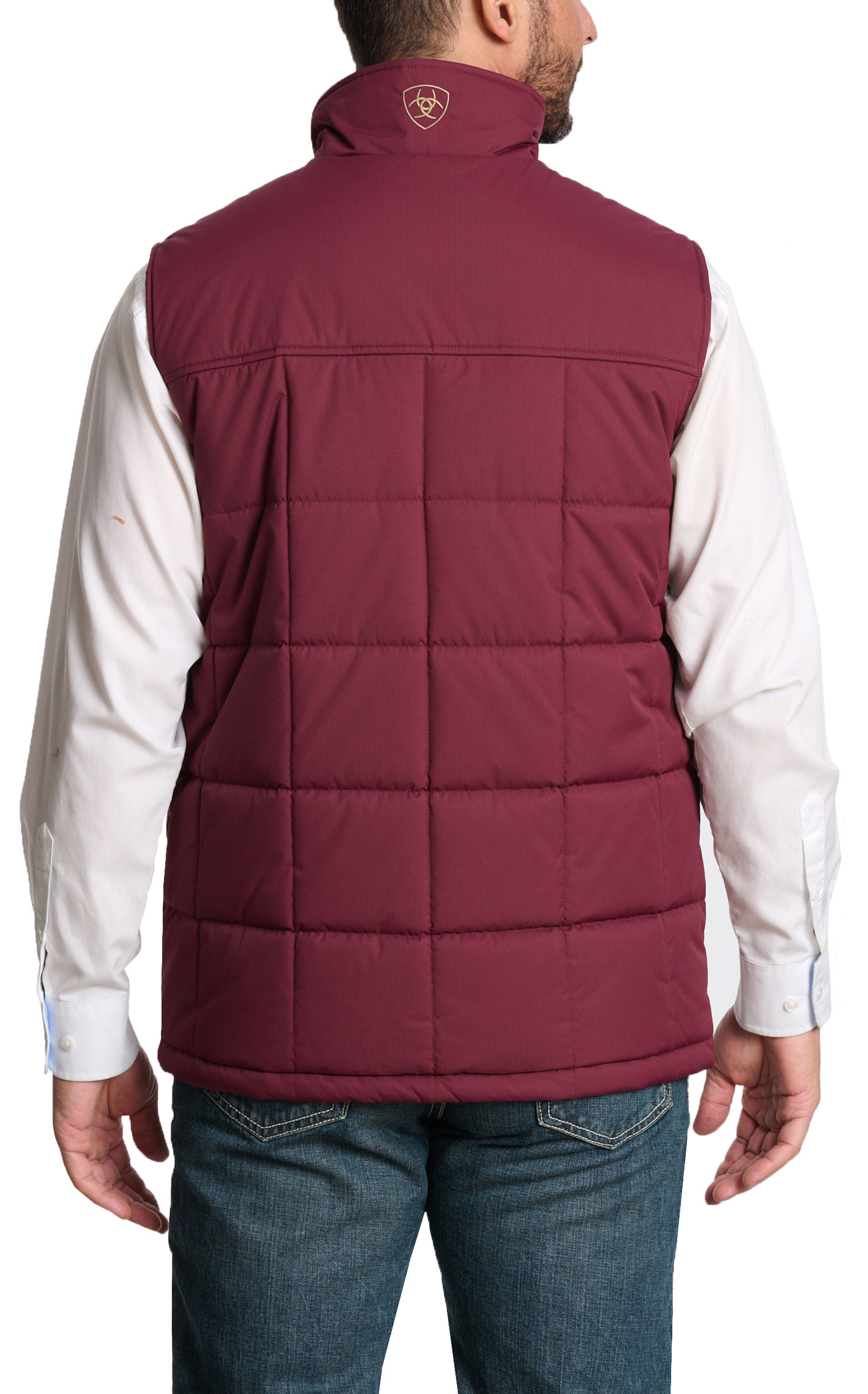 Ariat Men's Crius Windsor Wine Insulated Vest - Image 1