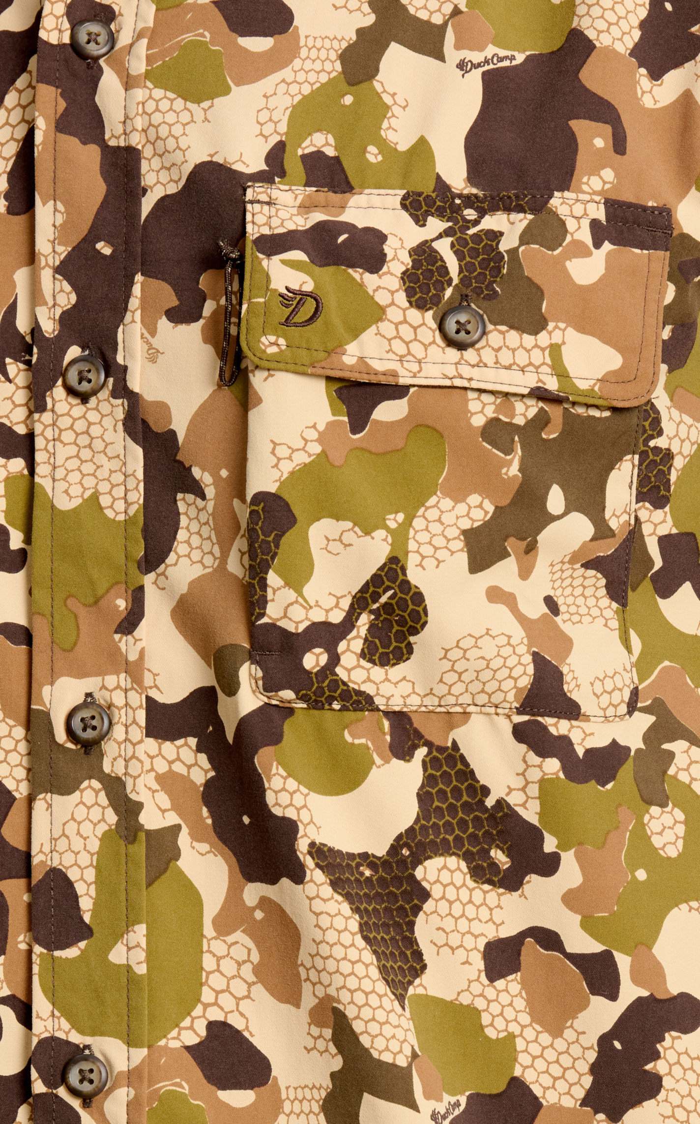 Duck Camp Men's Lightweight Hunting Camo Shirt - Image 3