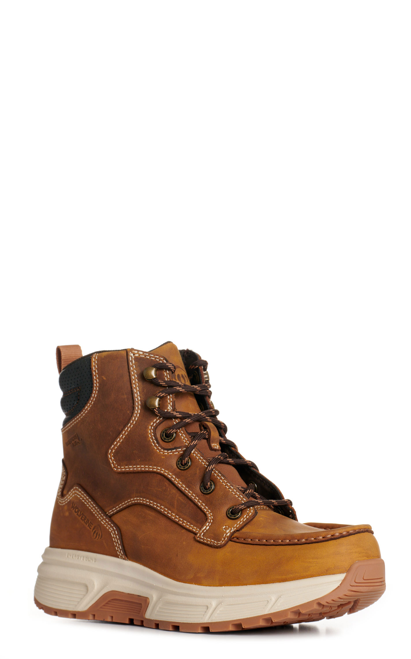 Wolverine Men's Ride Performance Wedge Tan CarbonMax Composite Toe Work Boot - Image 6