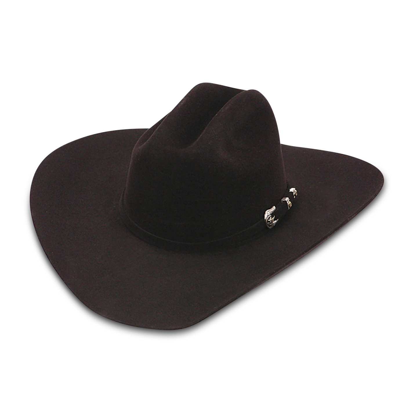 Cavender's Gold Black 20X Felt Cowboy Hats - Image 1