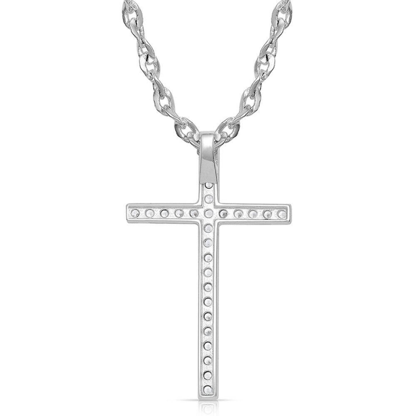 Montana Silversmith Women's Dazzling in Faith Cross Pendant Necklace - Image 1
