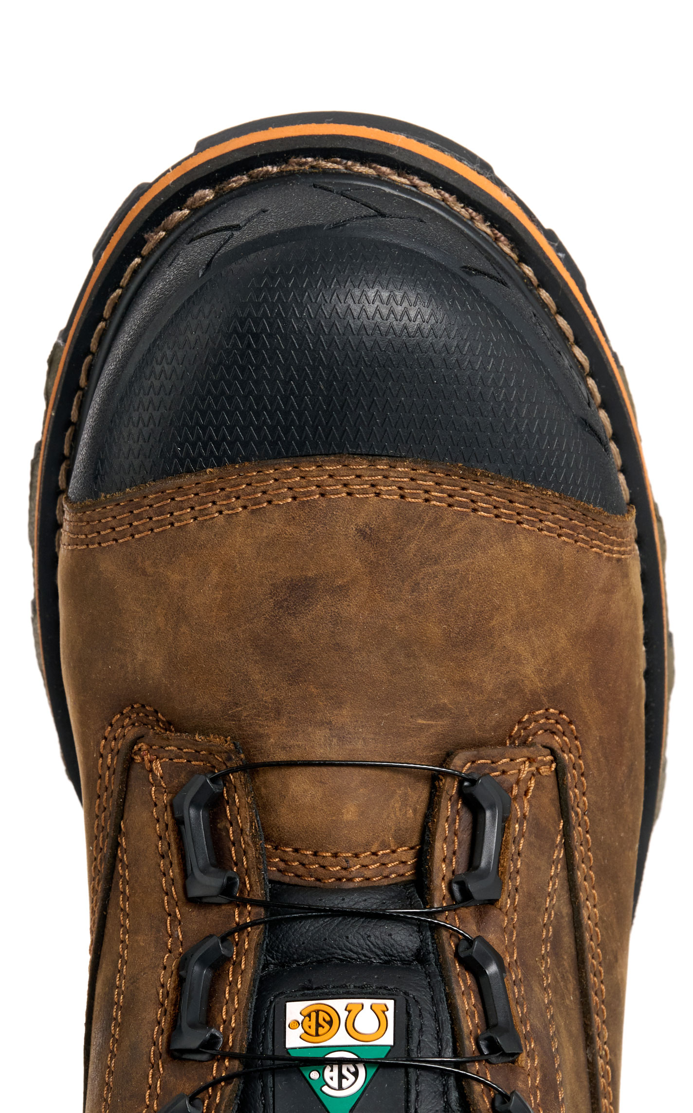 Timberland Pro Men's Boondocks BOA Brown Waterproof Round Composite Toe Work Boots - Image 1