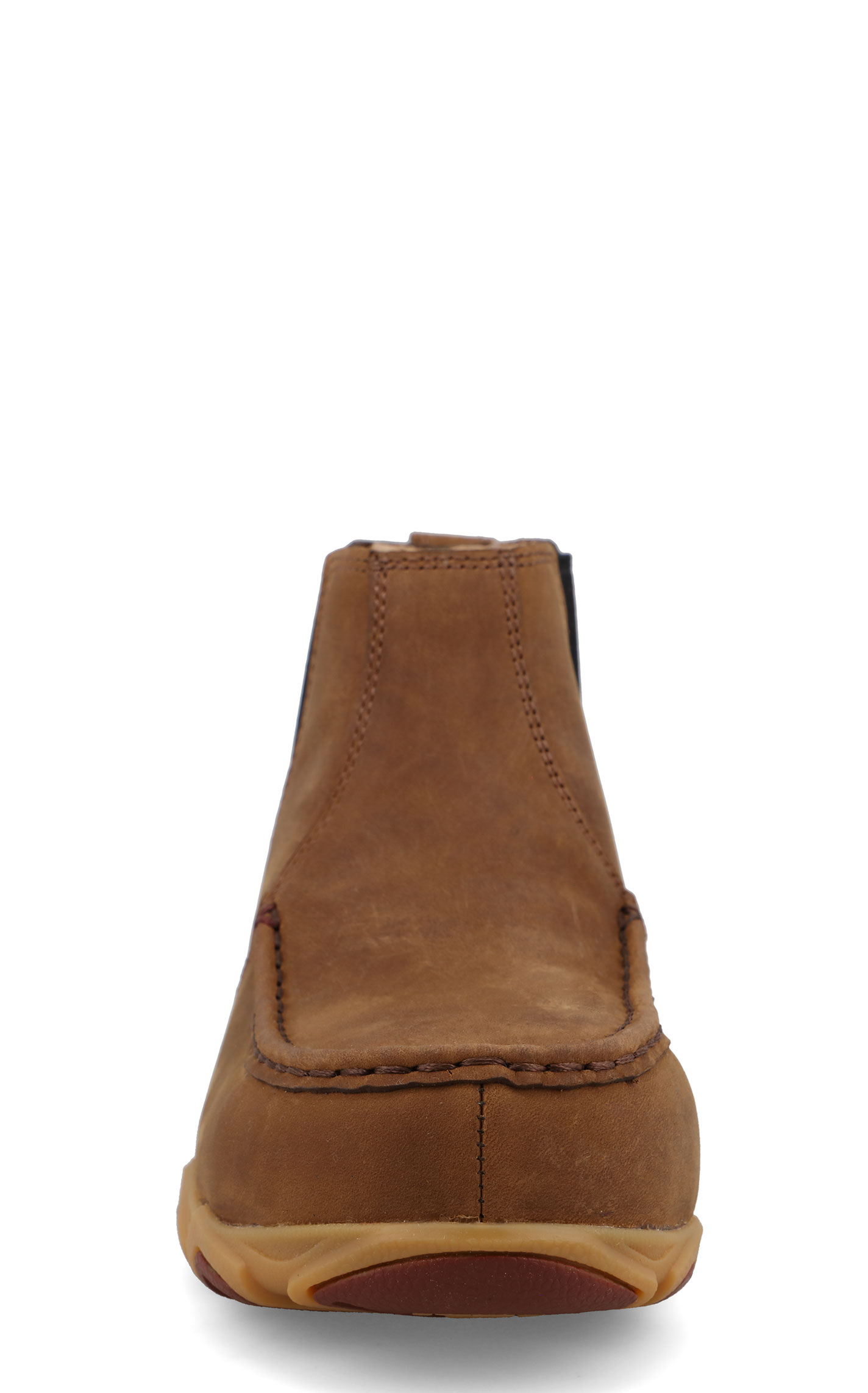 Twisted X Women's Brown CellStretch Round Composite Toe Chelsea Work Boot - Image 1