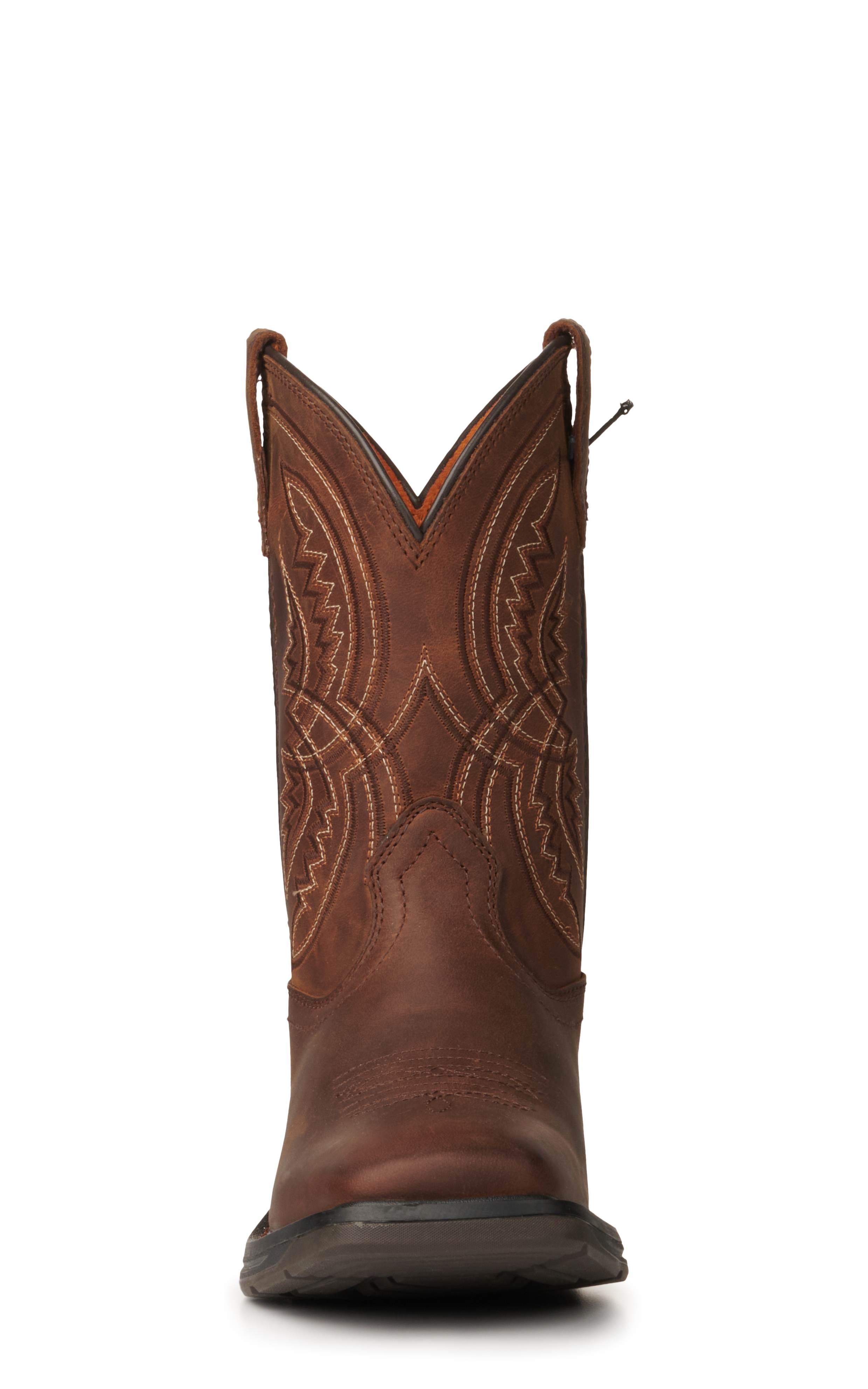 Ariat Youth WorkHog XT Coil Dirt Roads Brown Square Toe Work Boots - Image 1
