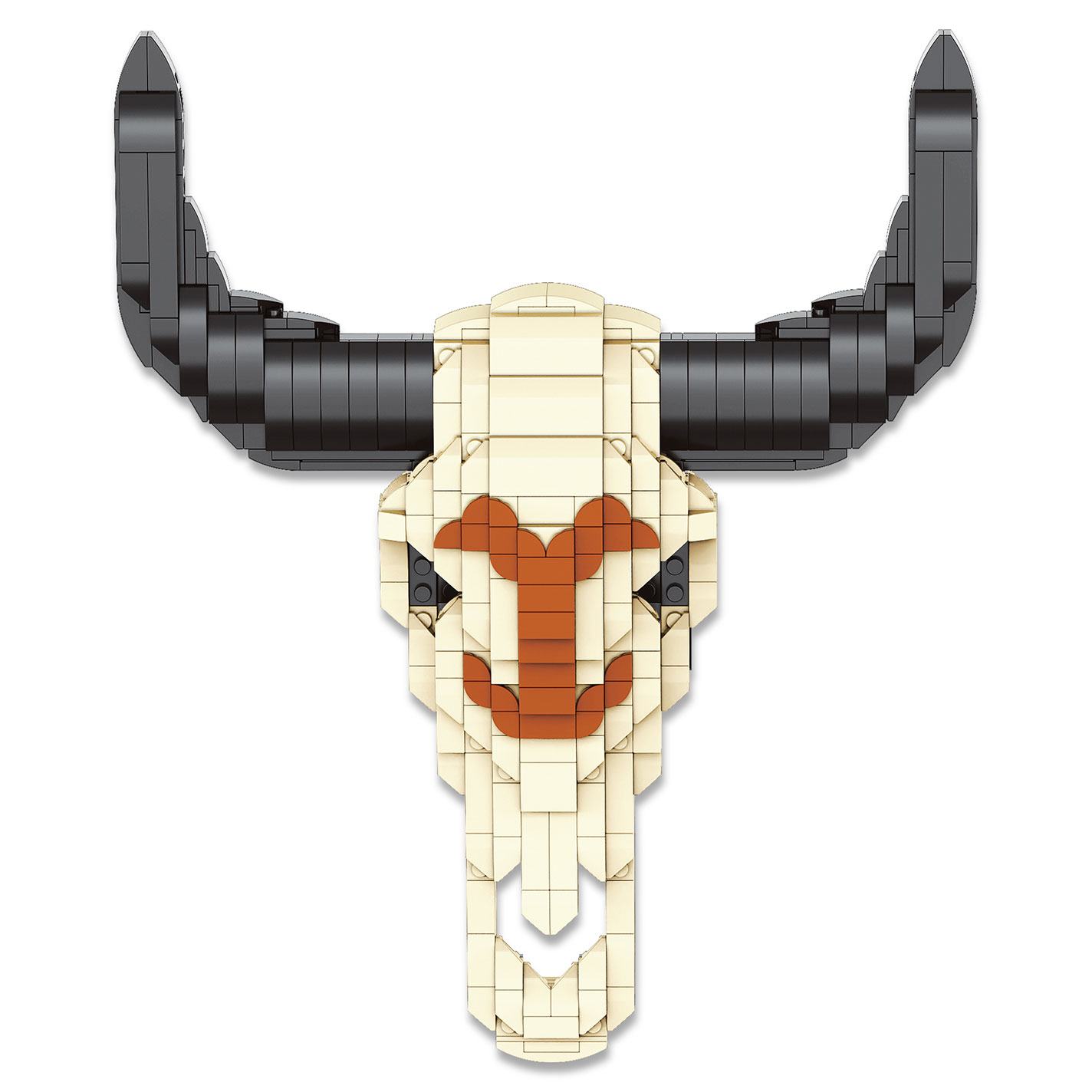 Brickcraft Yellowstone Cow Skull Brick Building Kit - Image 3