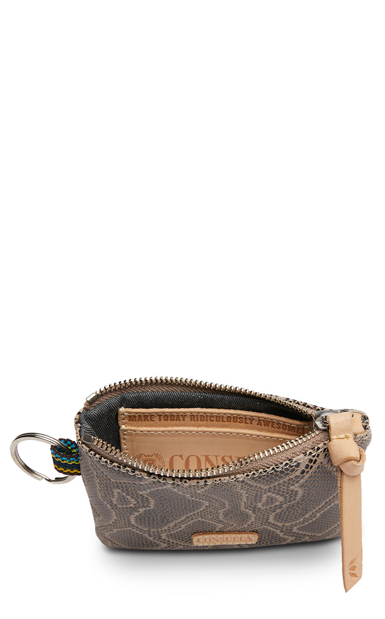 Consuela Dizzy Snake Print Keyring Pouch - Image 1