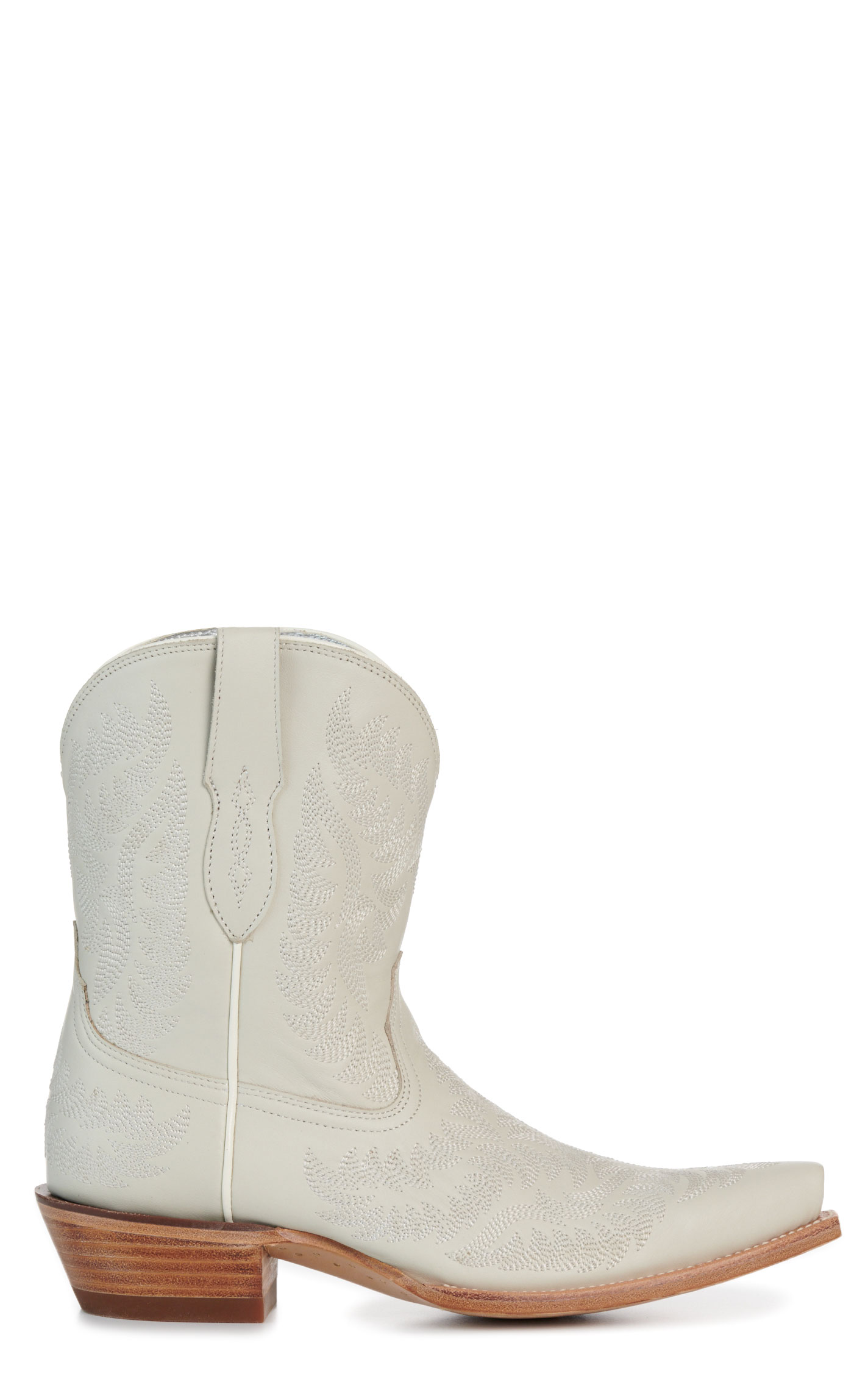 Ariat Women’s White Quartz Cate Snip Toe Cowboy Boots - Image 1