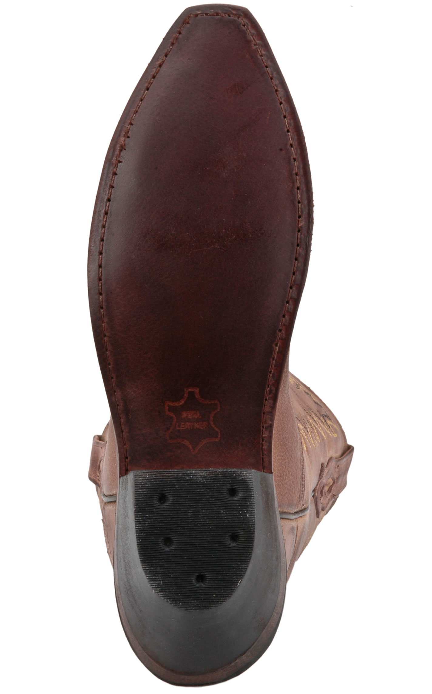 Old West Women's Classic Tan Handcrafted Cowboy Boots - Image 1