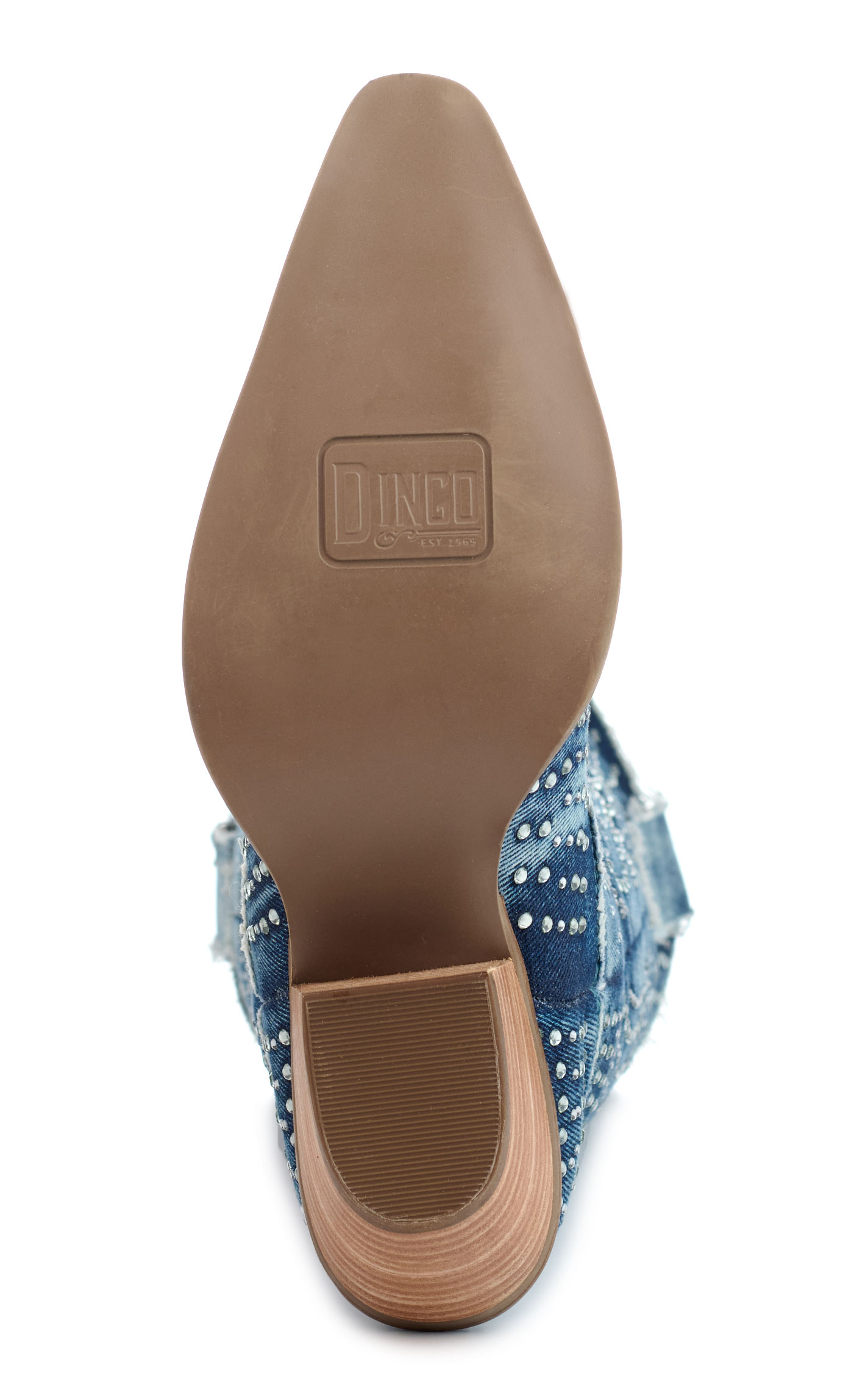 Dingo Women's Honky Tonk Honey Rhinestone Snip Toe Tall Boots - Image 1