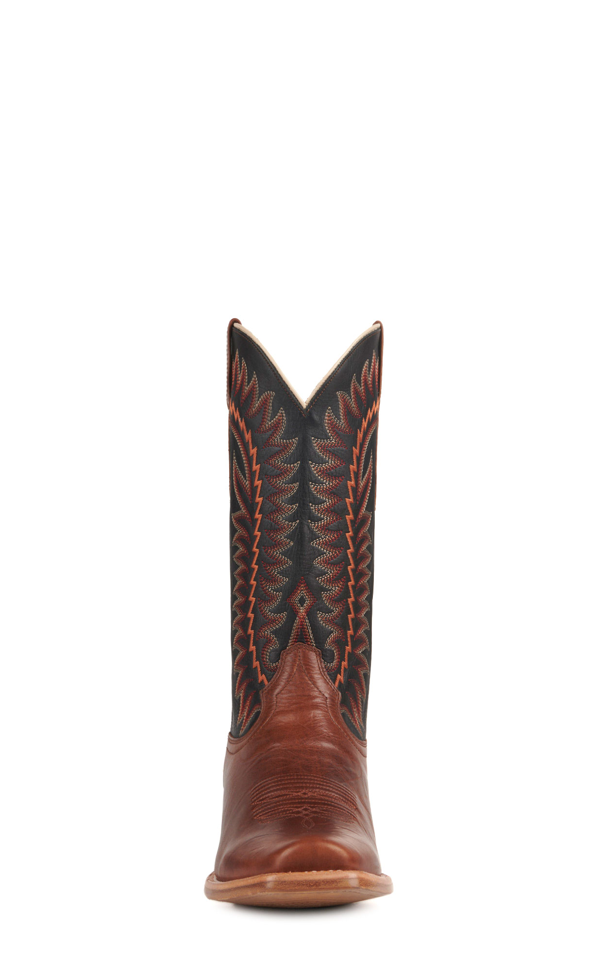 Ariat Men's Futurity Time Copper Crunch and Black TekStep Punchy Square Toe Cowboy Boots - Image 1