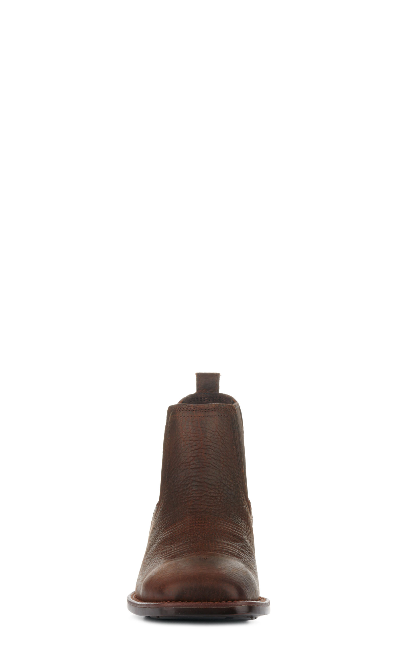 Ariat Men's Booker Ultra Oiled Brown Bantamweight Wide Square Toe Chelsea Boots - Image 1