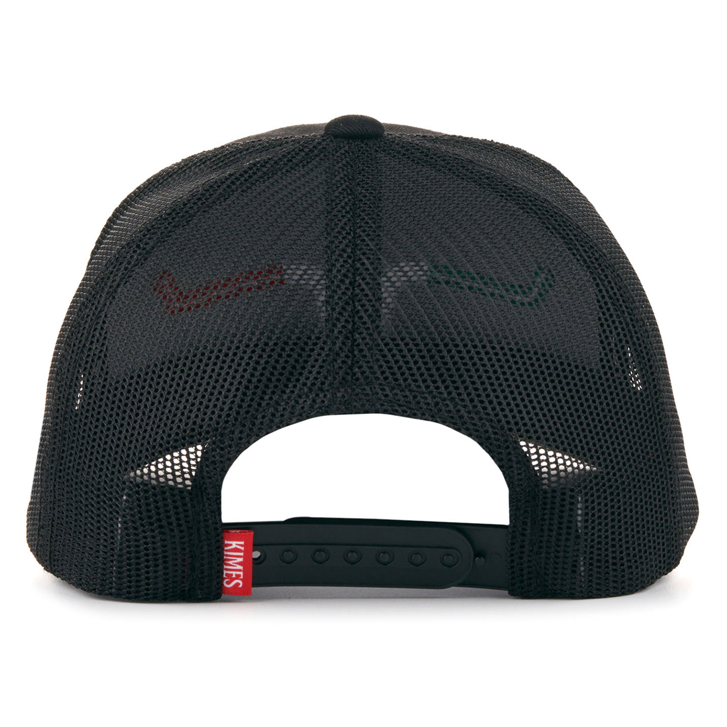 Kimes Ranch Black with Mexico Flag Colors Logo Embroidery Cap - Image 1