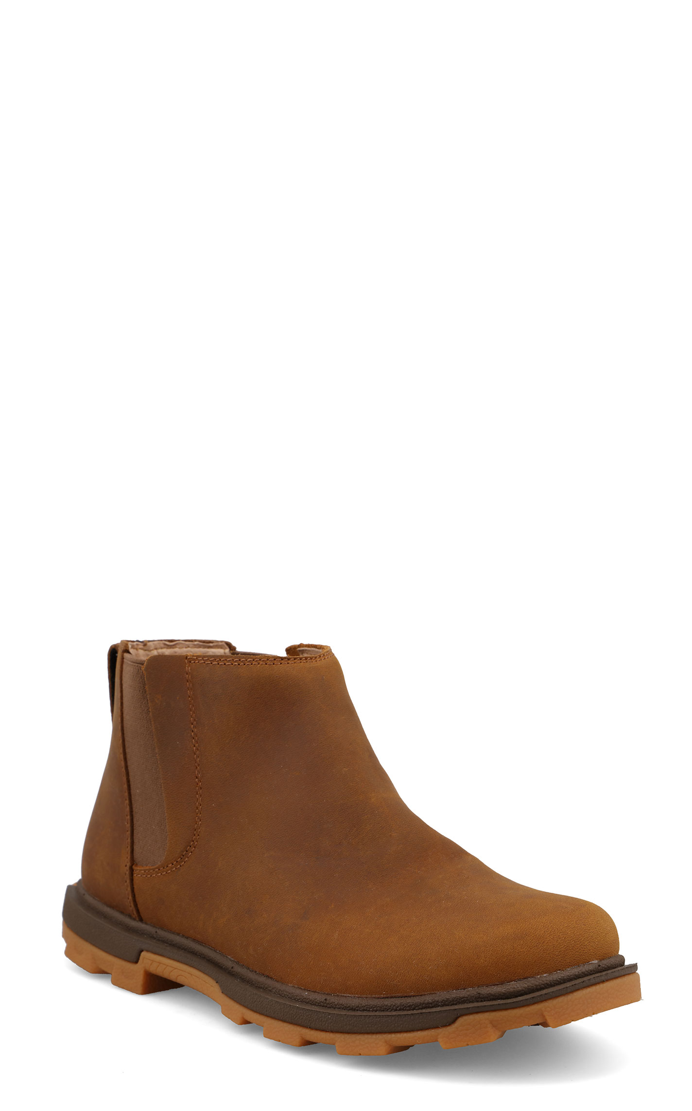 Twisted X Women's Pecan UltraLite X Round Toe Chelsea Work Boot - Image 1