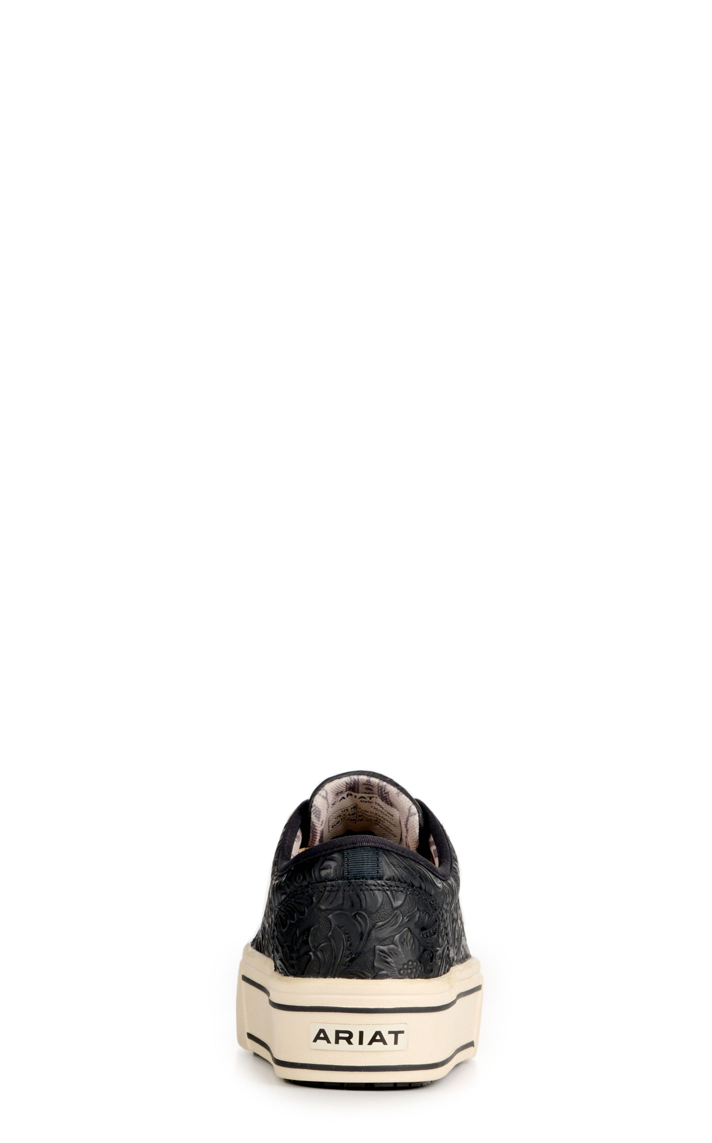 Ariat Women's Skylar Black Floral Embossed Round Toe Casual Shoe - Image 1