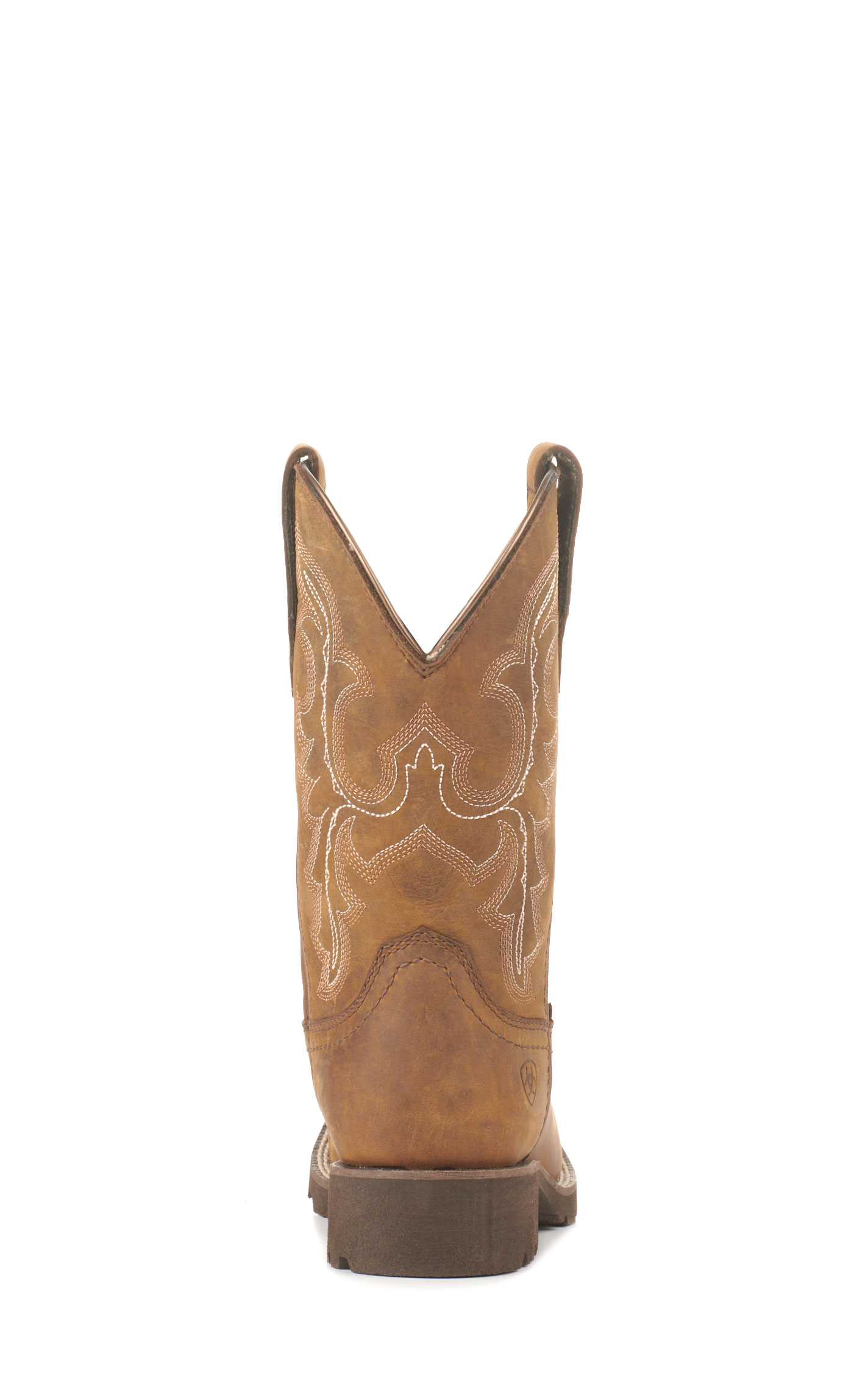Ariat Women's Unbridled Rancher Oily Distressed Brown Waterproof Wide Square Toe Cowboy Boots - Image 1