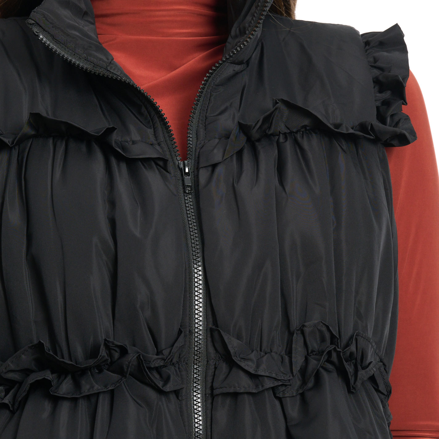 TCEC Women's Ruffed & Tiered Vest - Image 1