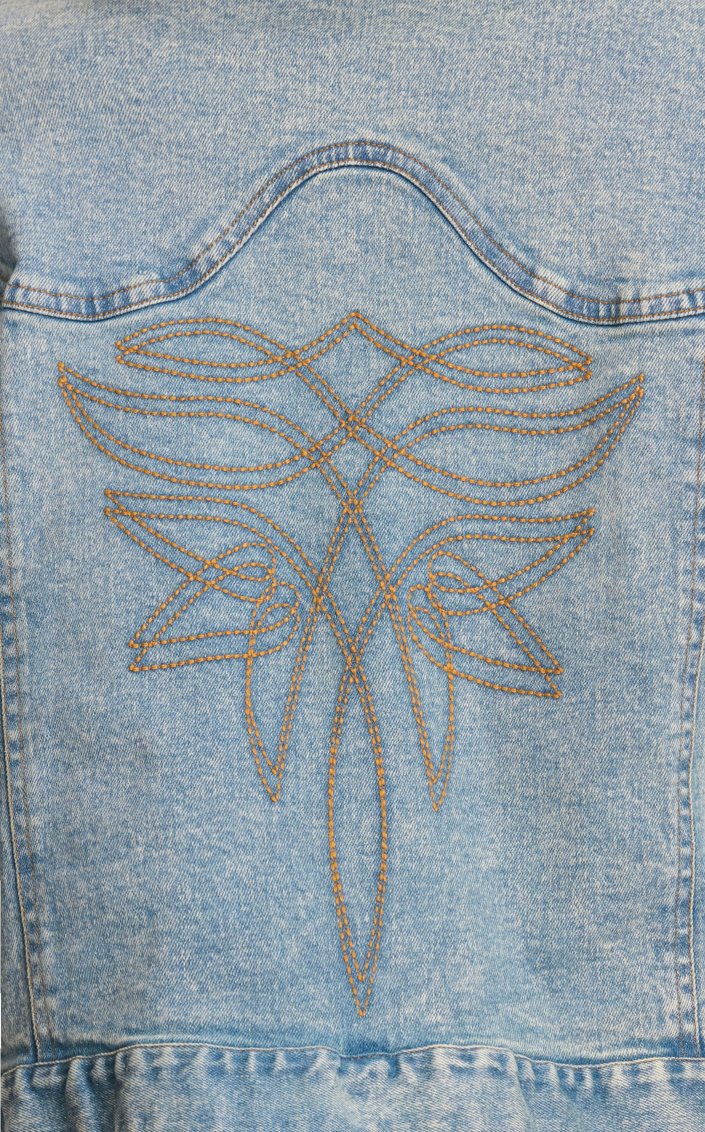 Rockin' C Women's Light Wash Boot Stitch Jacket - Image 1