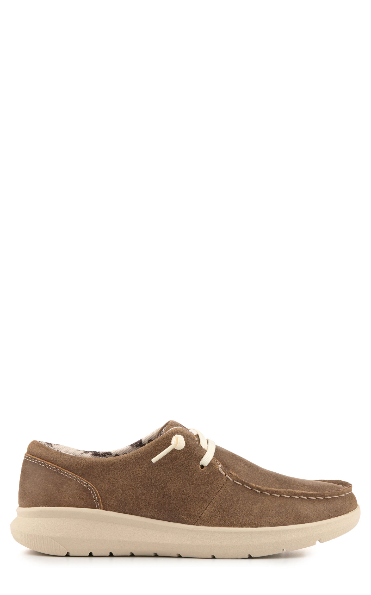 Ariat Women's Hilo Brown Bomber Moc Toe Lace Up Casual Shoe - Image 1