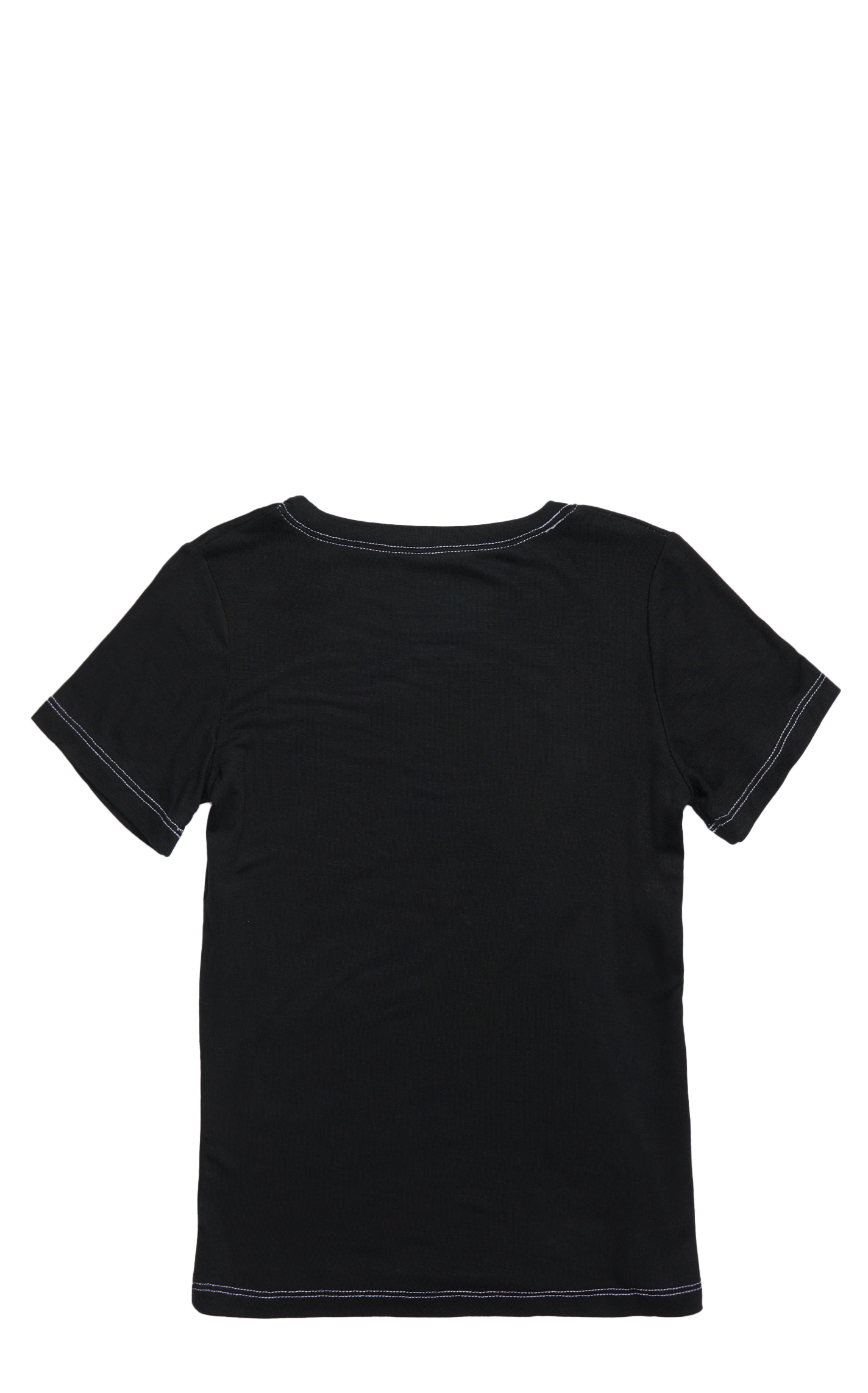 Cowgirl Hardware Girl's Black & Wild at Heart Embroidery Heart & Studs Top - Image 1