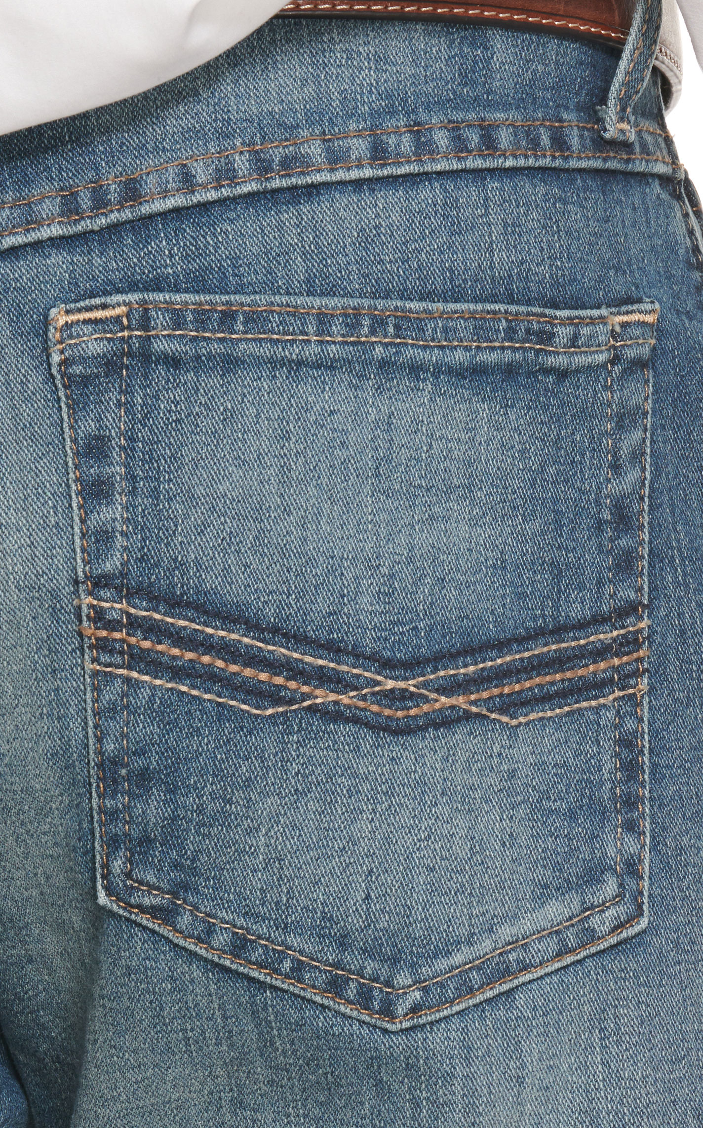 Ariat Men's M4 Legacy Dark Wash Relaxed Fit Boot Cut Stretch Jeans - Image 1