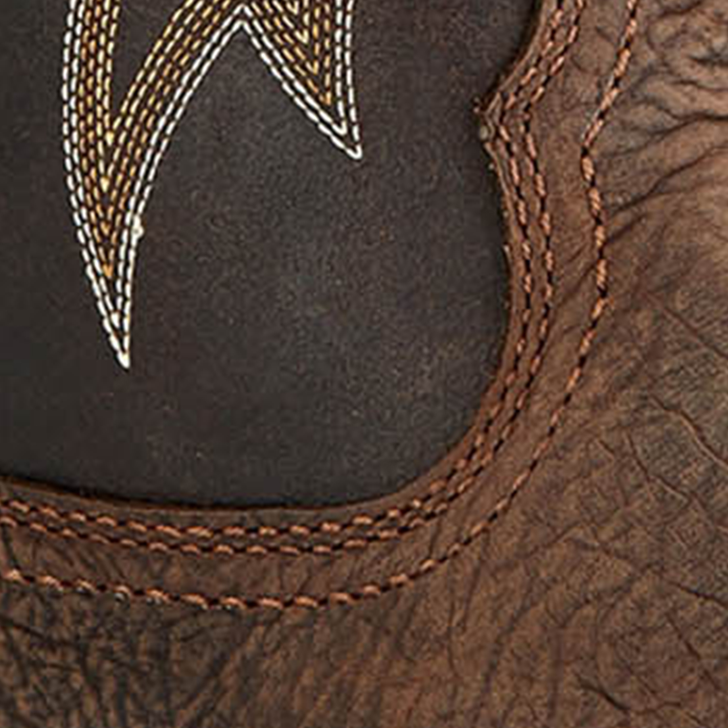 Ariat Men's WorkHog Bruin Brown and Coffee Waterproof Square Composite Toe Work Boots - Image 1