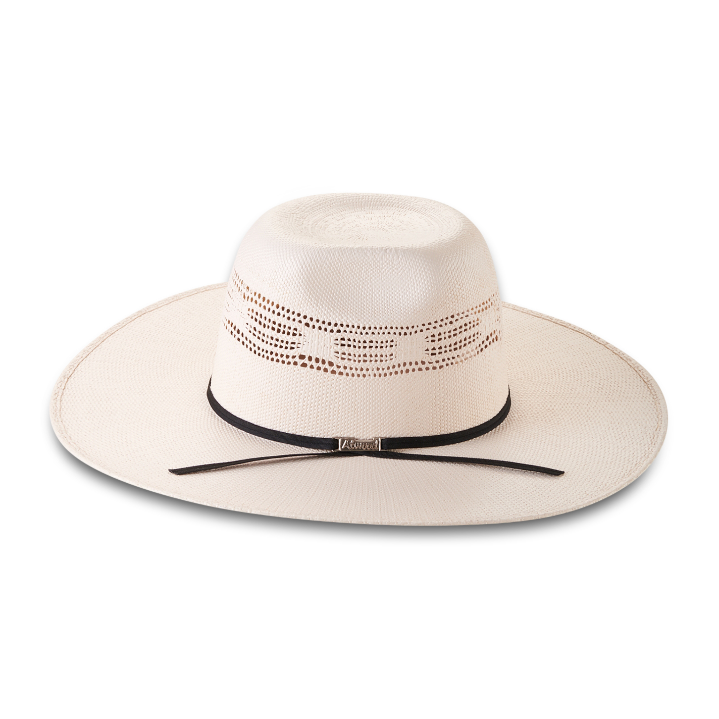 Atwood Rough Stock Natural Bangora Ventilated Straw Cowboy Hat - Image 1
