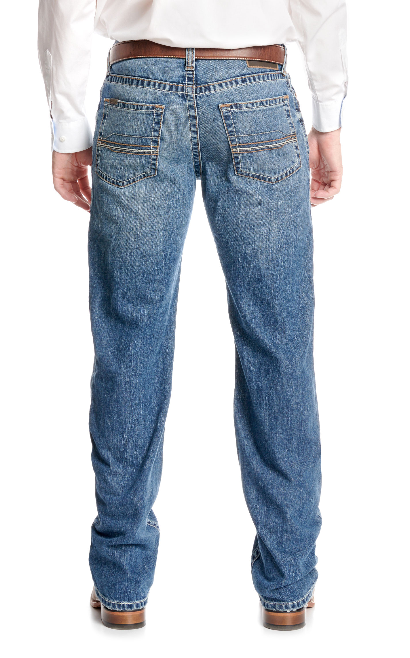Ariat Men's M5 Smokey Weatherford Medium Wash Straight Leg Jeans - Image 1