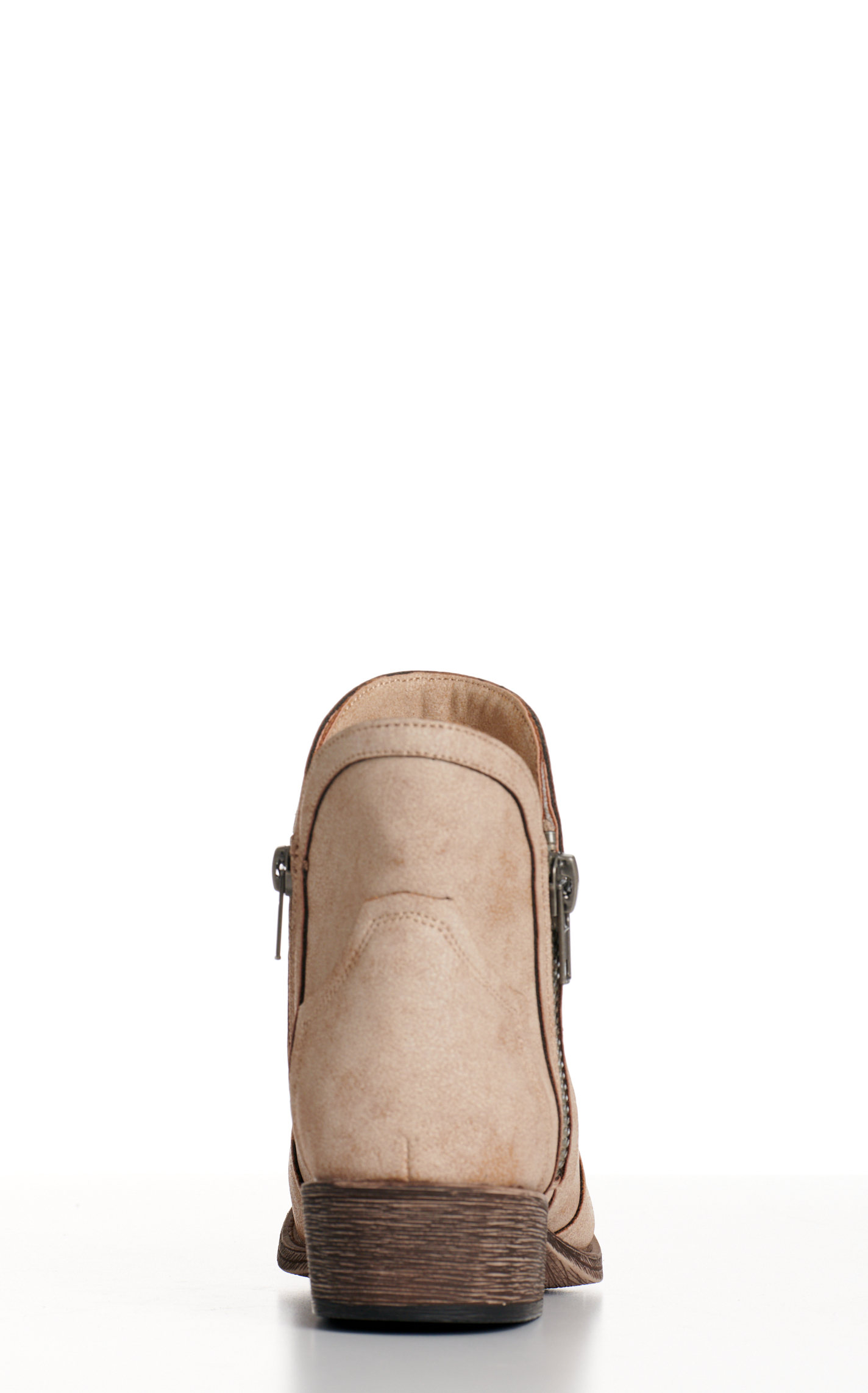 Very G Women's Evie Nude Round Toe Booties - Image 1