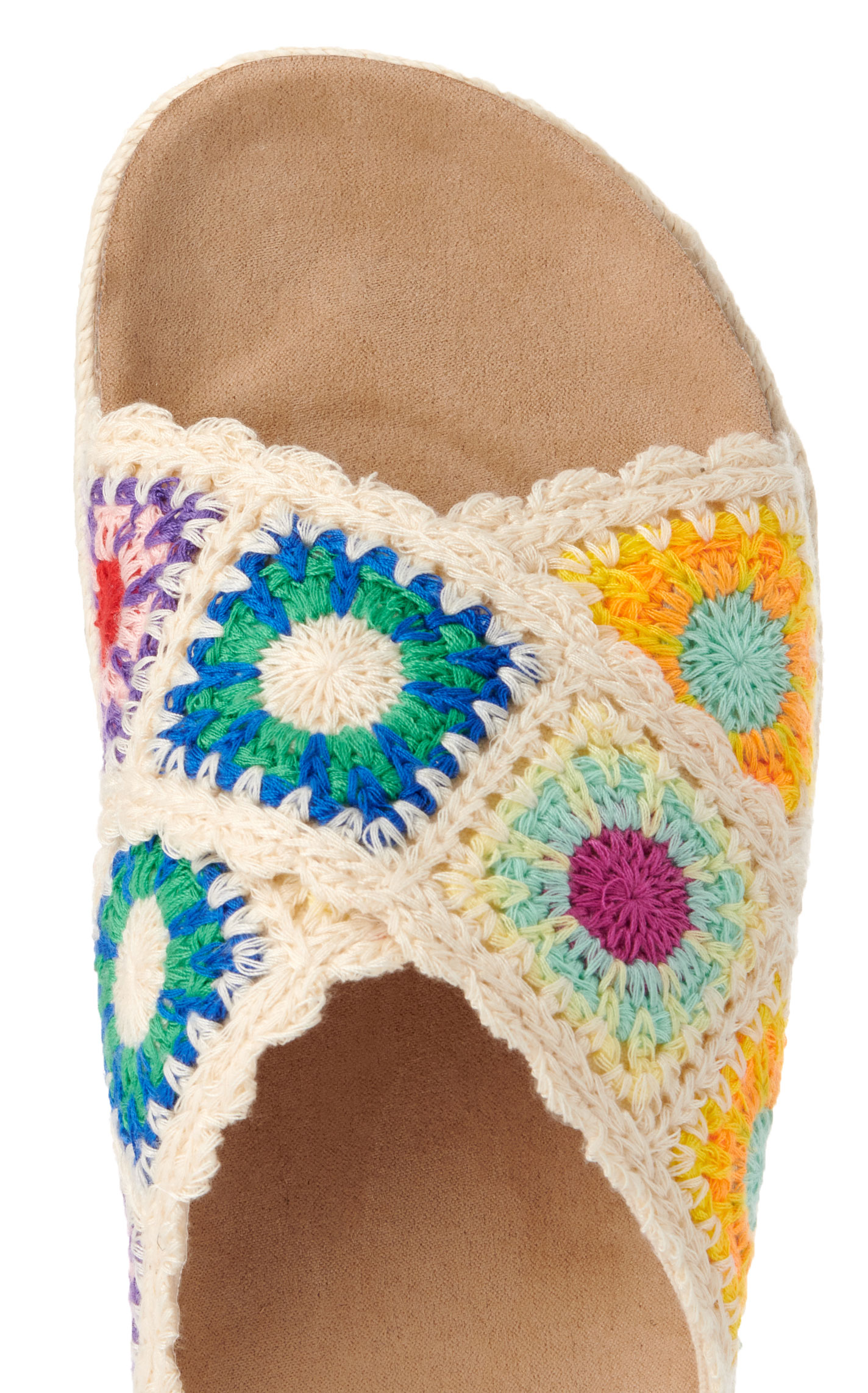 Dirty Laundry by Chinese Laundry Women's Tacoma Natural Crochet Slide Sandals - Image 1