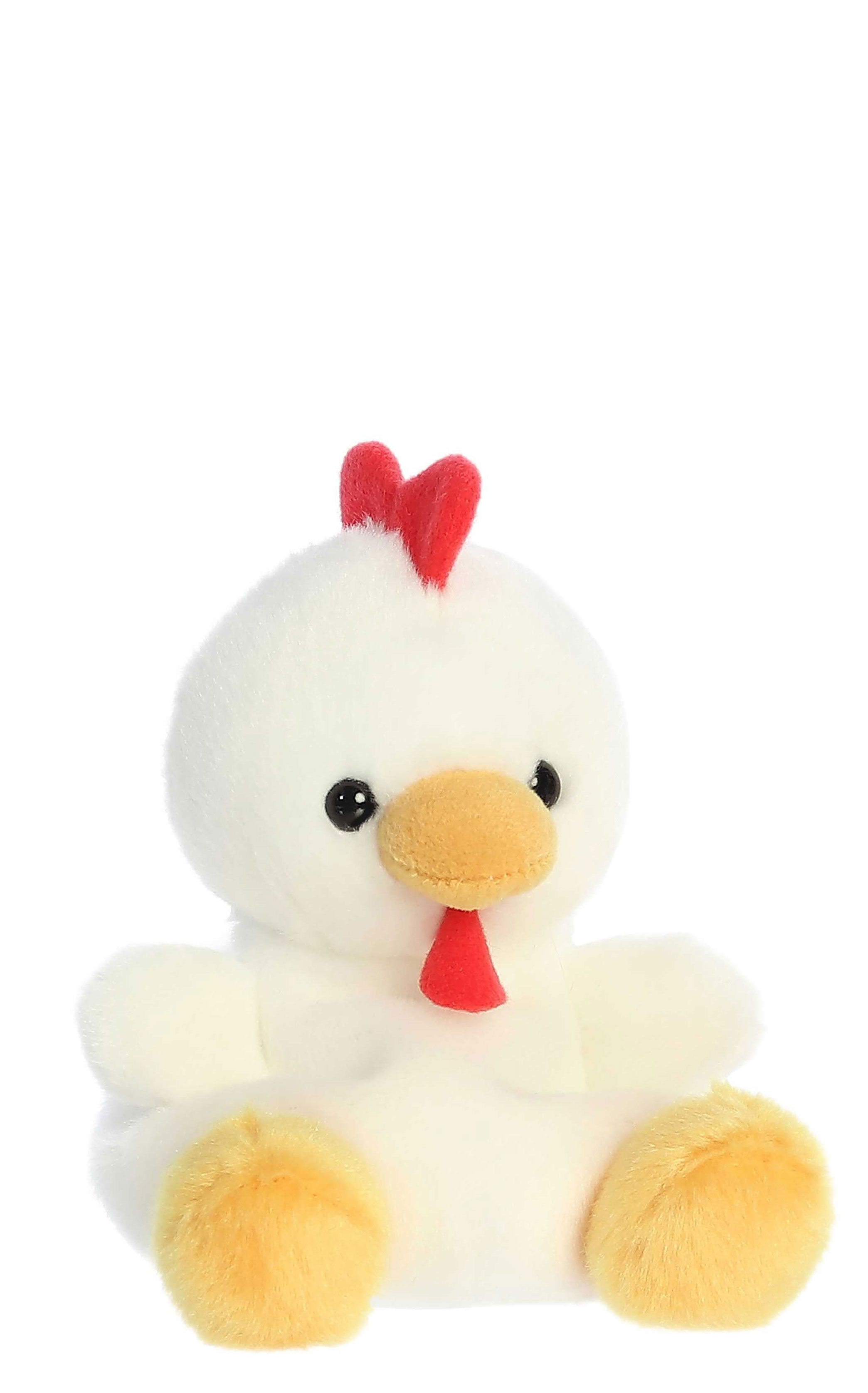 Aurora Palm Pal White Cooper Chicken Stuffed Animal - Image 2