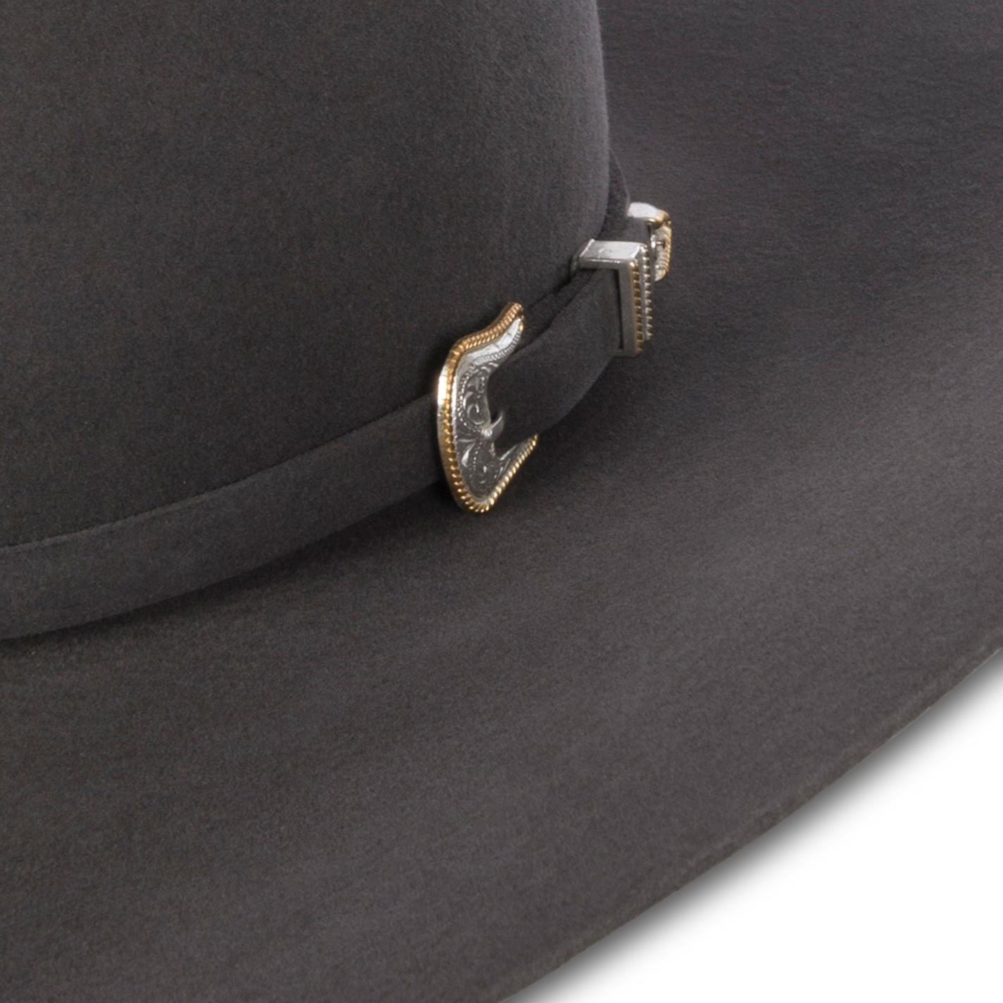 American Hat 10X Steel Gray Open Crown Cowboy Hat - Image 1