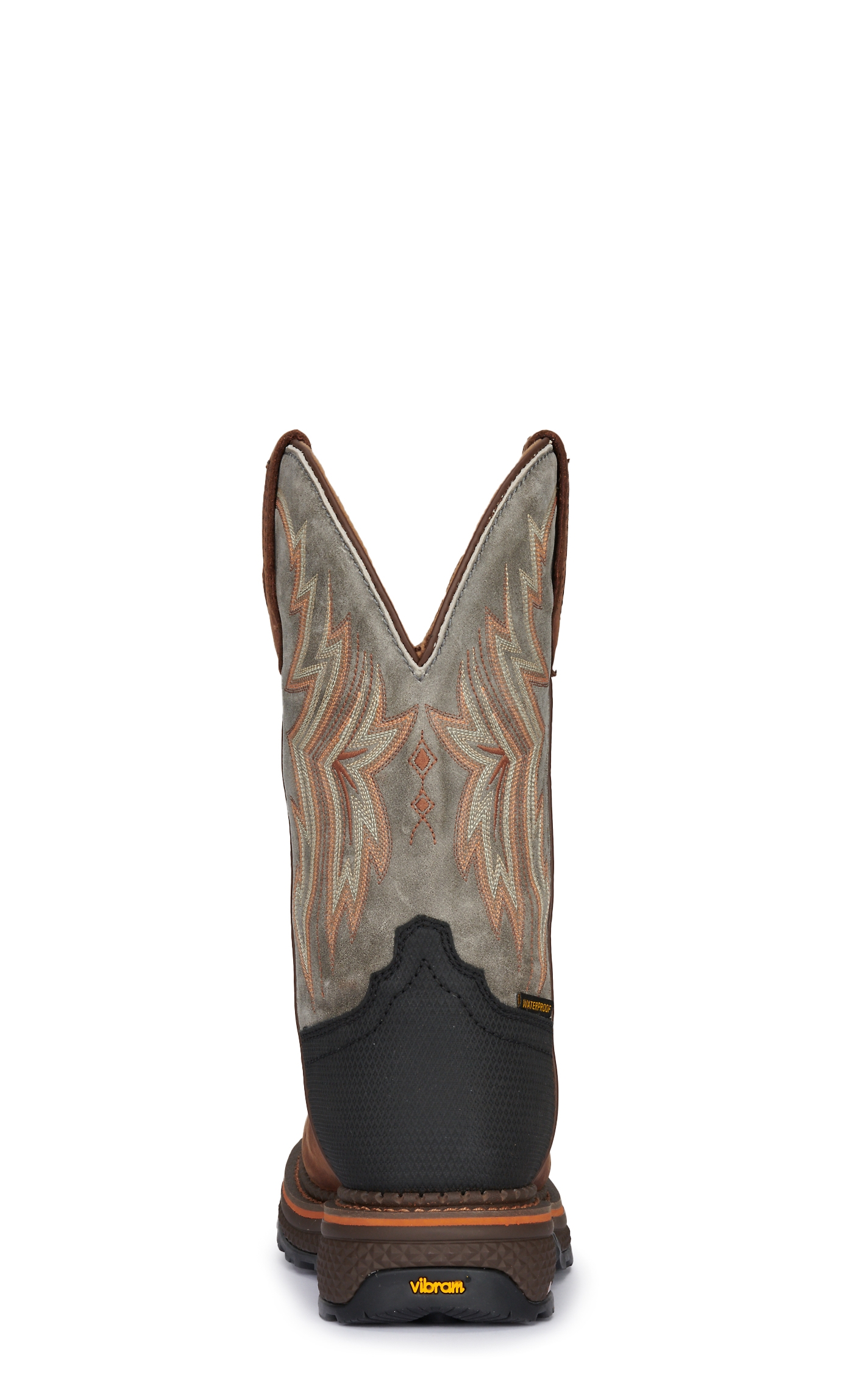 R Watson Men's Hazel Bay and Smoke Gray Waterproof Wide Square Composite Toe Work Boots - Image 1