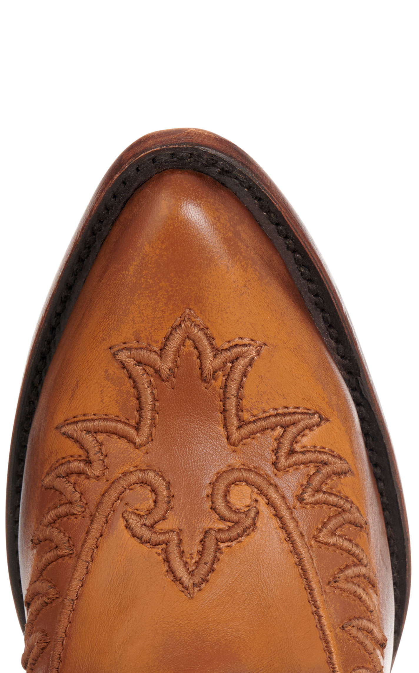 Corral Women's Tan Stitched J Toe Cowboy Boots - Image 1