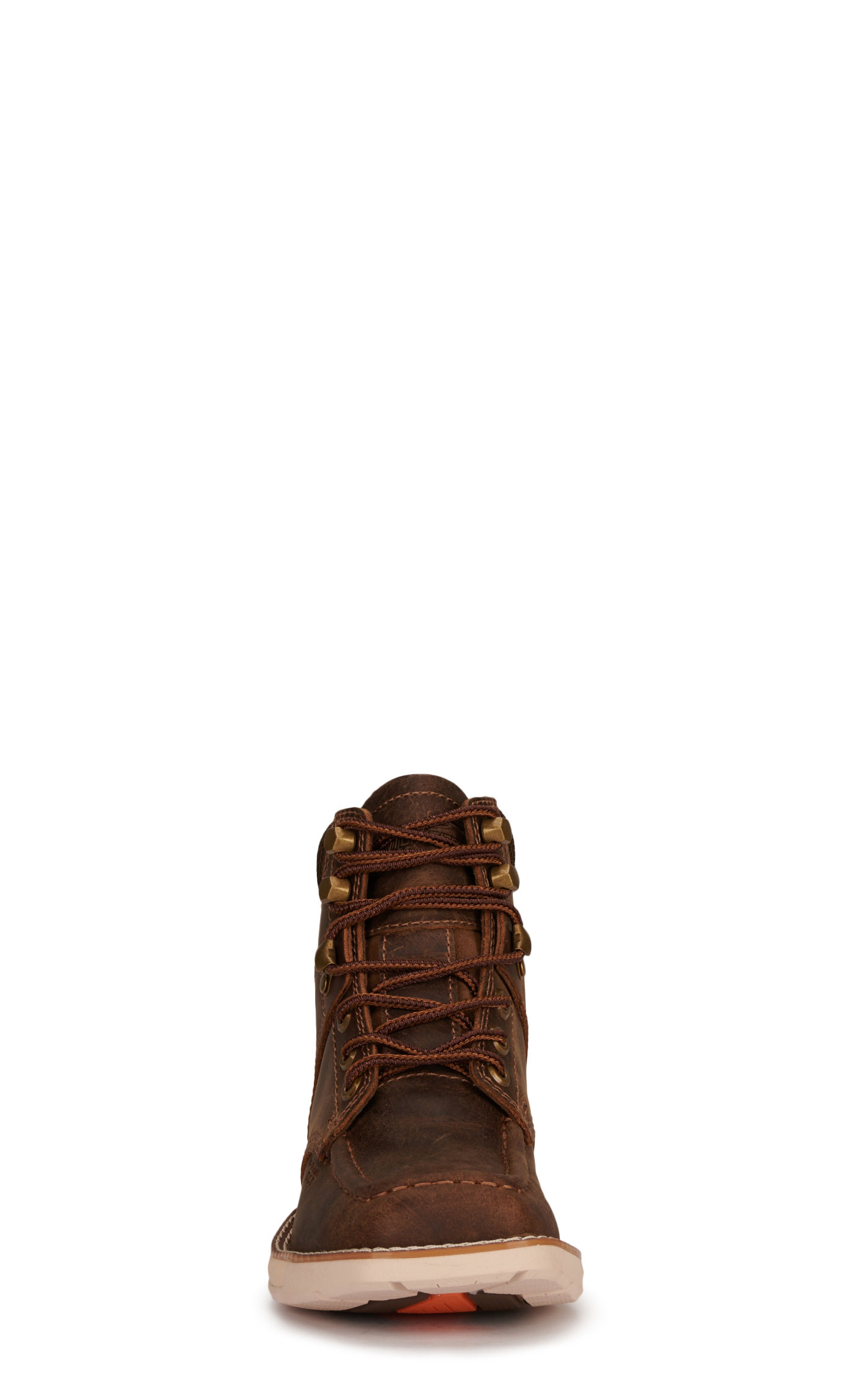 Double H Women's Neutral Sand Brown Waterproof Wide Square Composite Toe Lace Up Shoe - Image 1