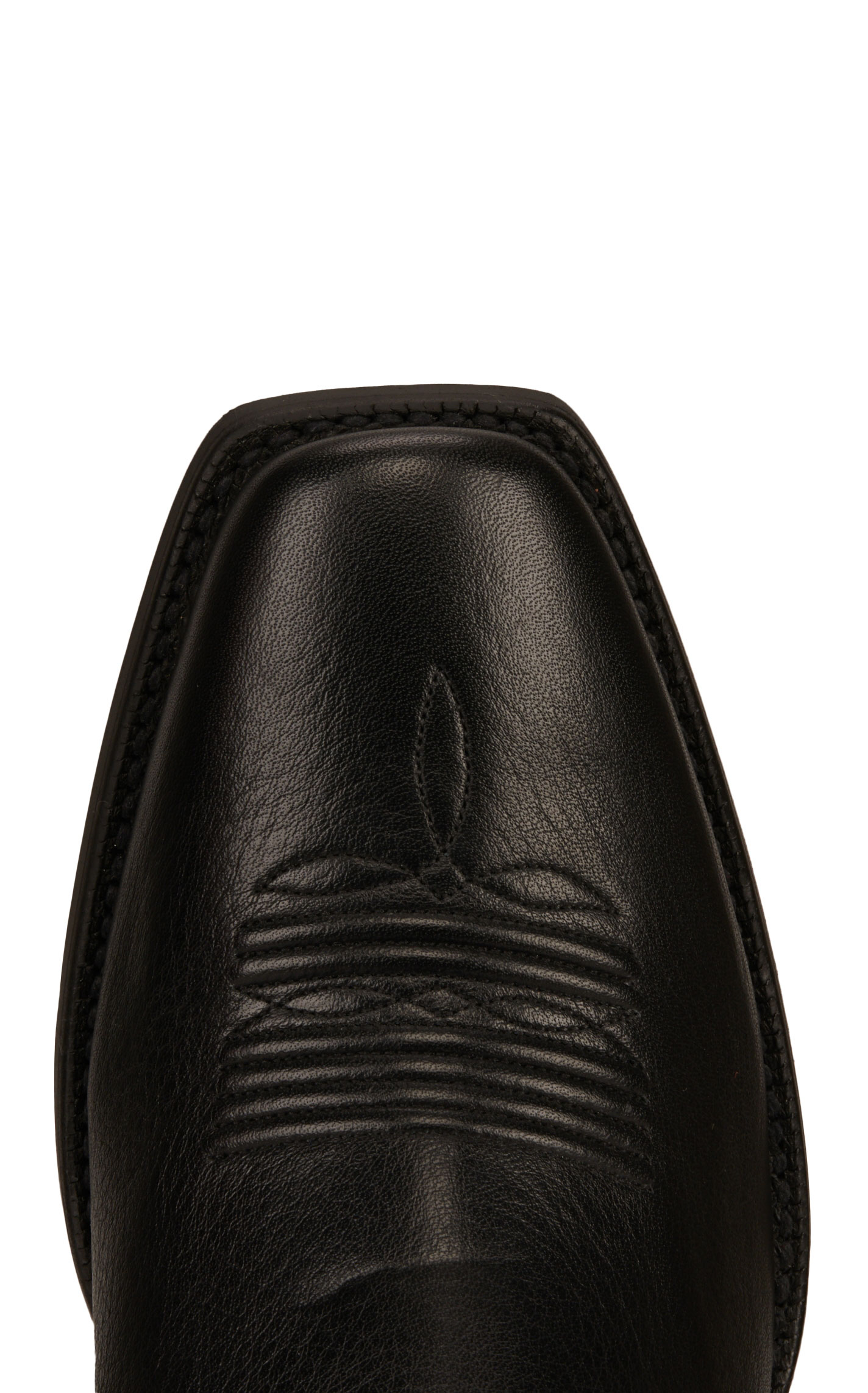 Ariat Men's Legend Black Deertan Punchy Toe Cowboy Boots - Image 1